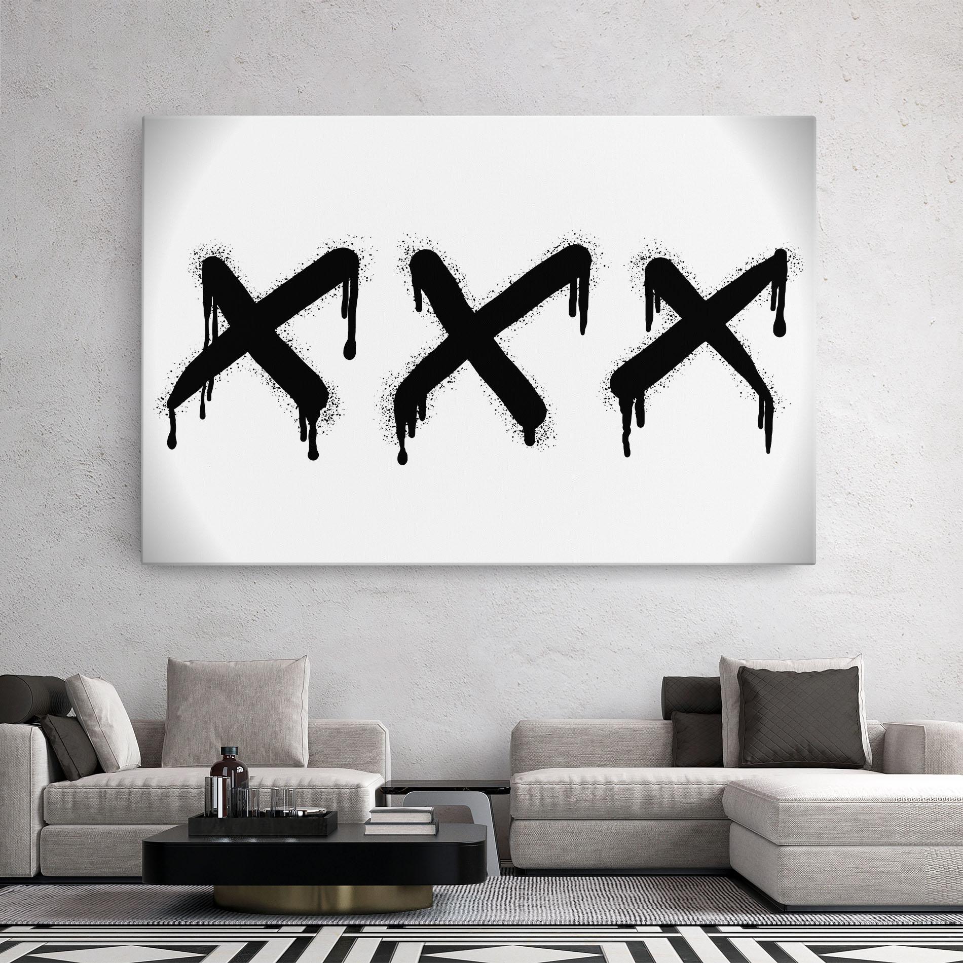 Obraz na Płótnie Grafiti X Spray mockup 2