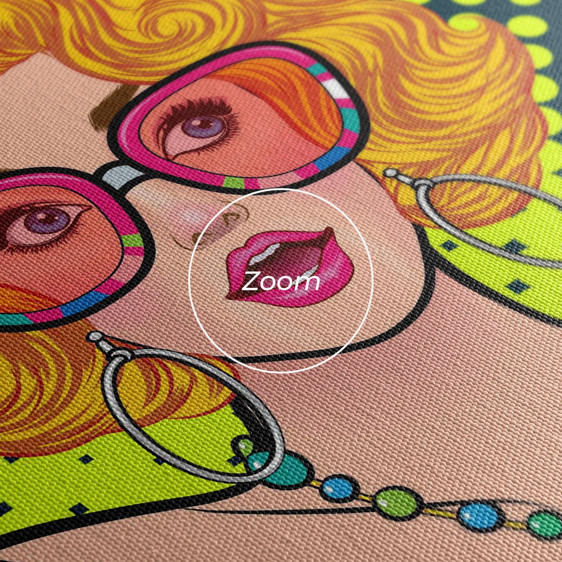 Pop Glasses Lady mockup 3