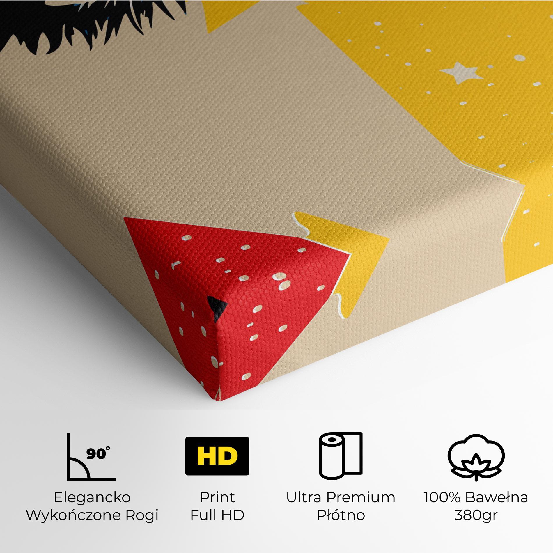 Obraz na Płótnie Blue Pop Eye mockup 4