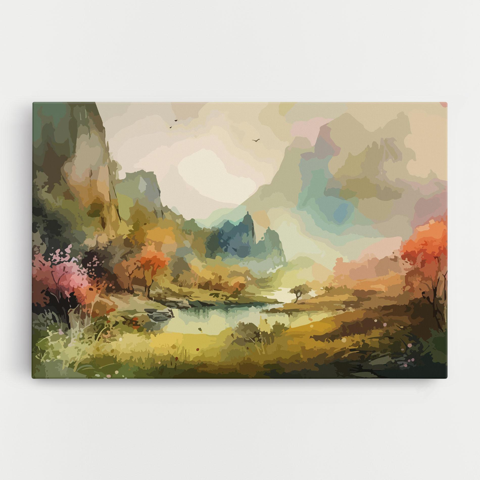 Obraz na Płótnie Nature Painting mockup 0