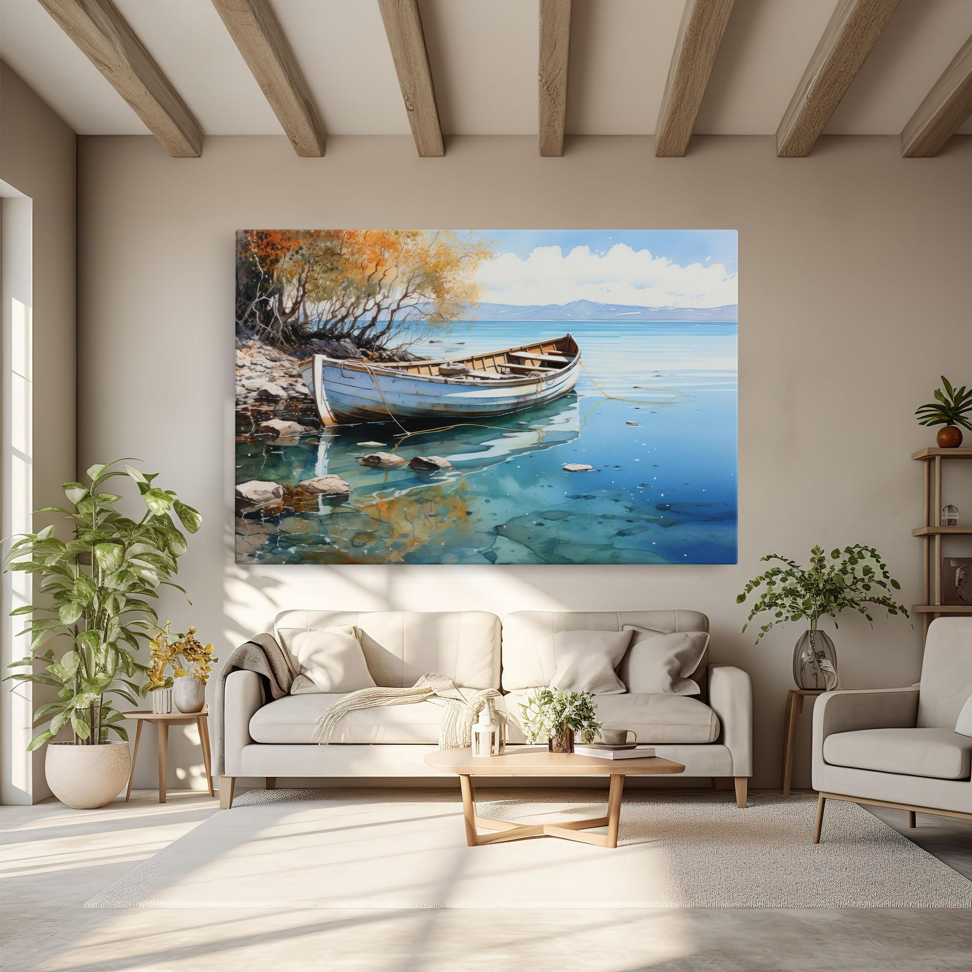 Obraz na Płótnie Sailing Boat mockup 6