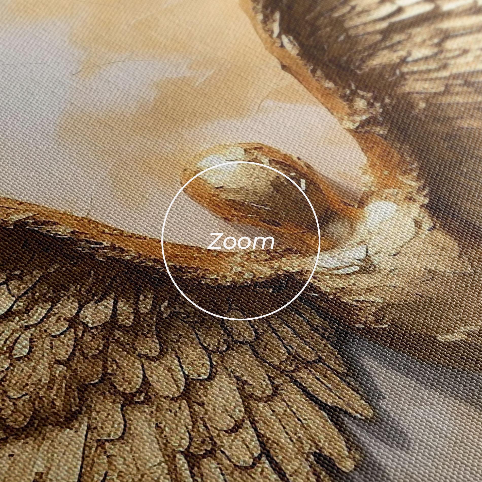 Obraz na Płótnie Beautiful Gold Wings mockup 3