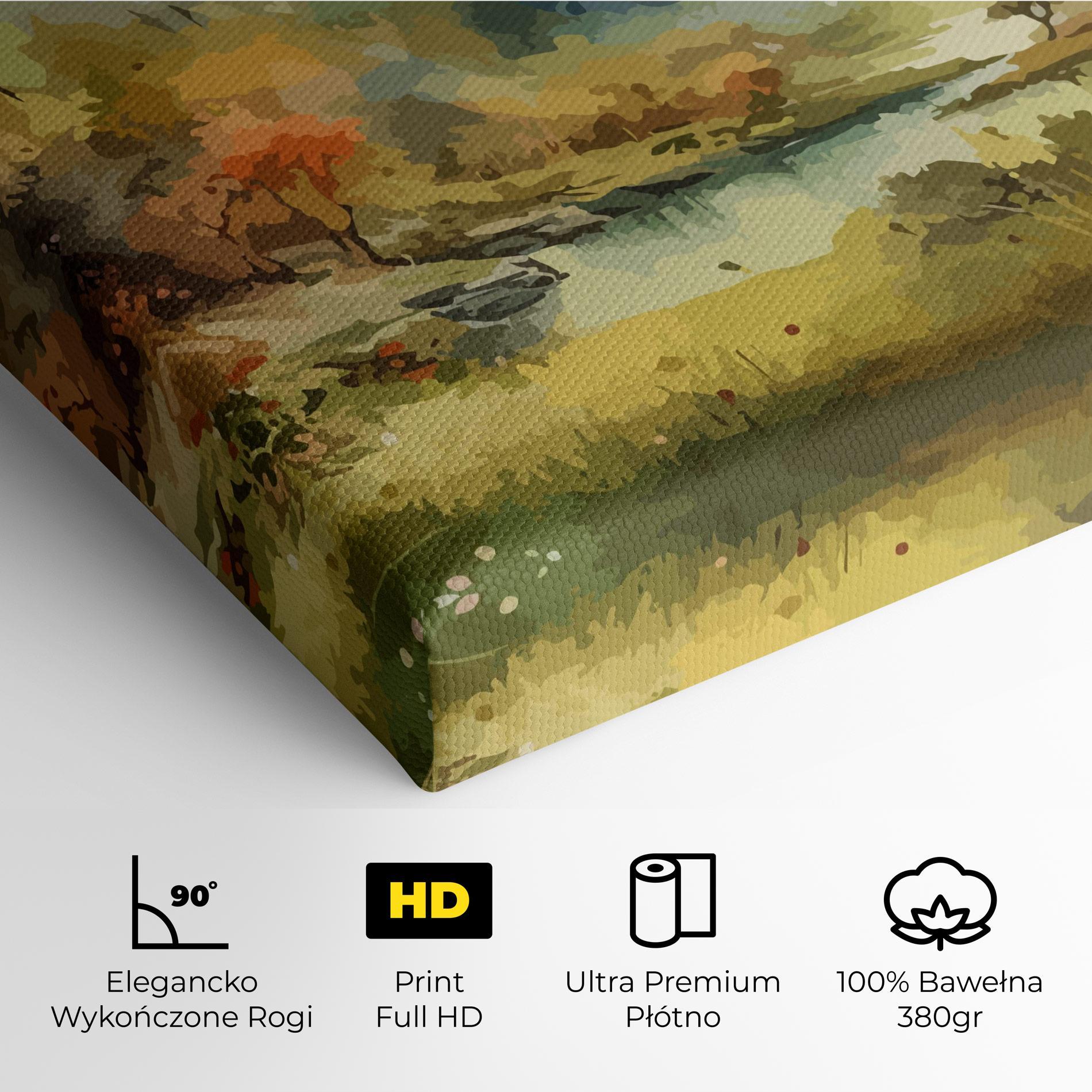 Obraz na Płótnie Nature Painting mockup 4