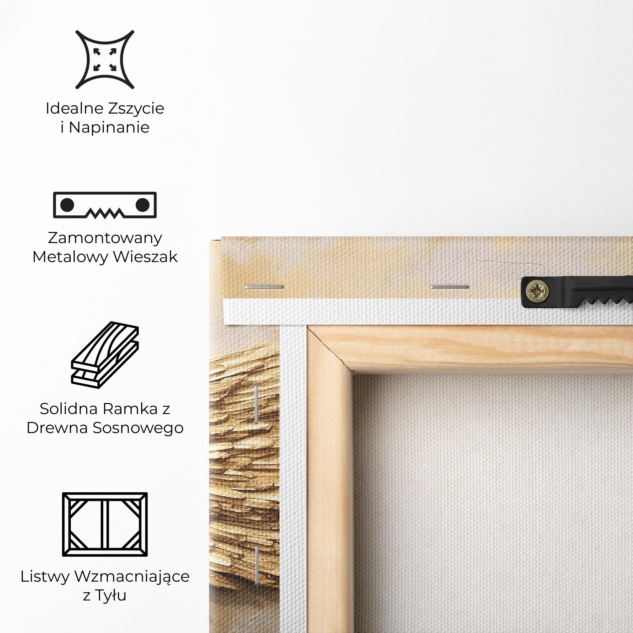 Obraz na Płótnie Beautiful Gold Wings mockup 5