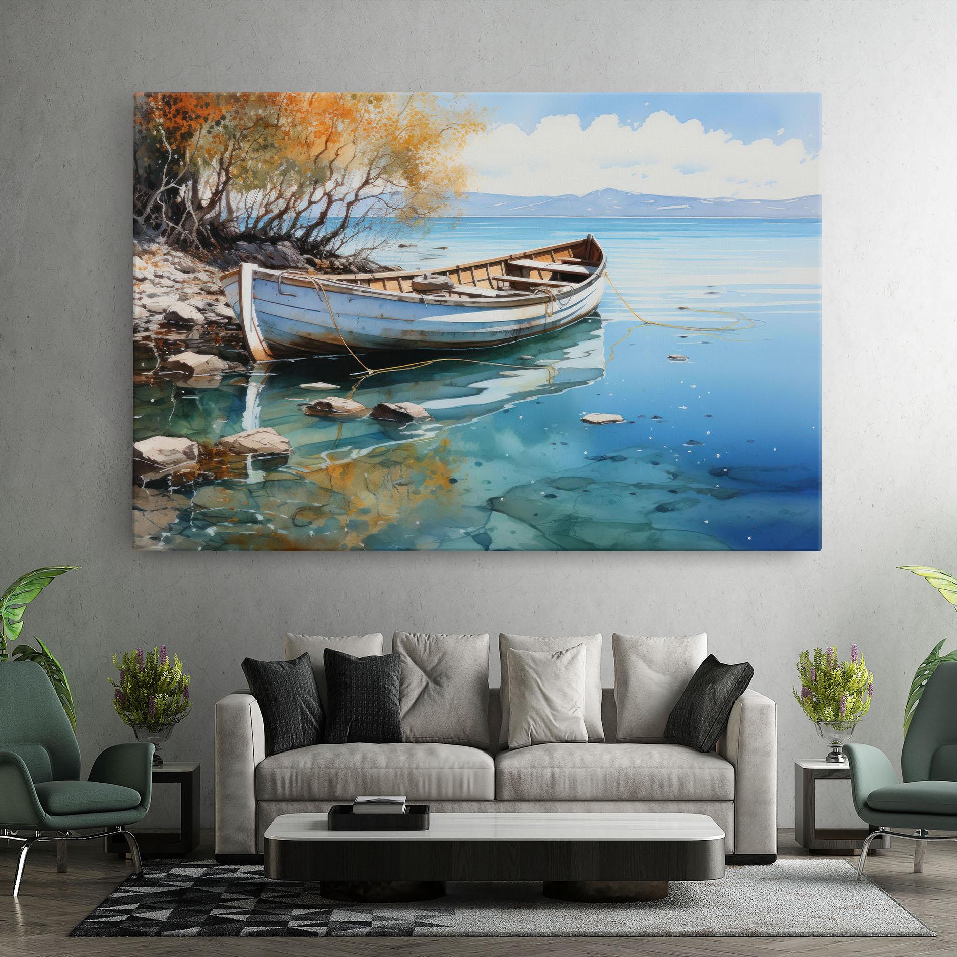 Obraz na Płótnie Sailing Boat mockup 7