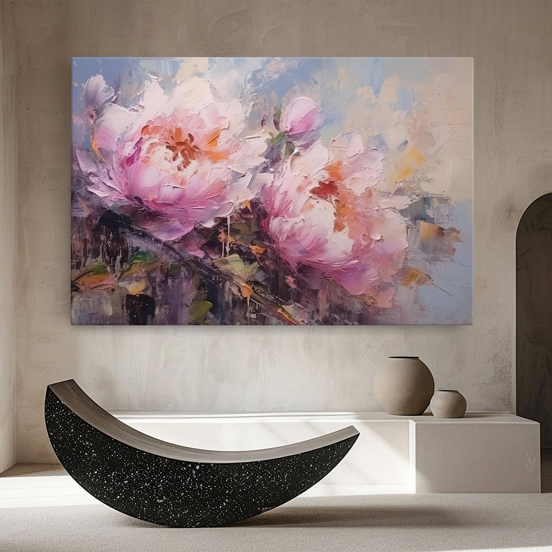 Obraz na Płótnie Peony Art mockup 8