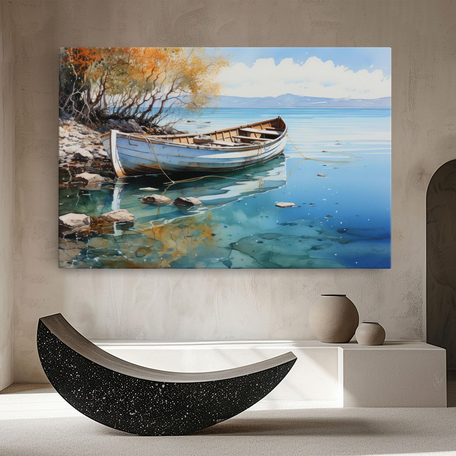 Obraz na Płótnie Sailing Boat mockup 8