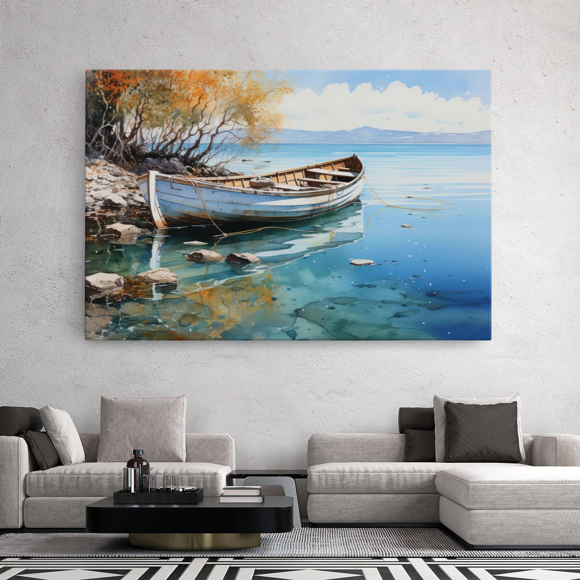 Obraz na Płótnie Sailing Boat mockup 2