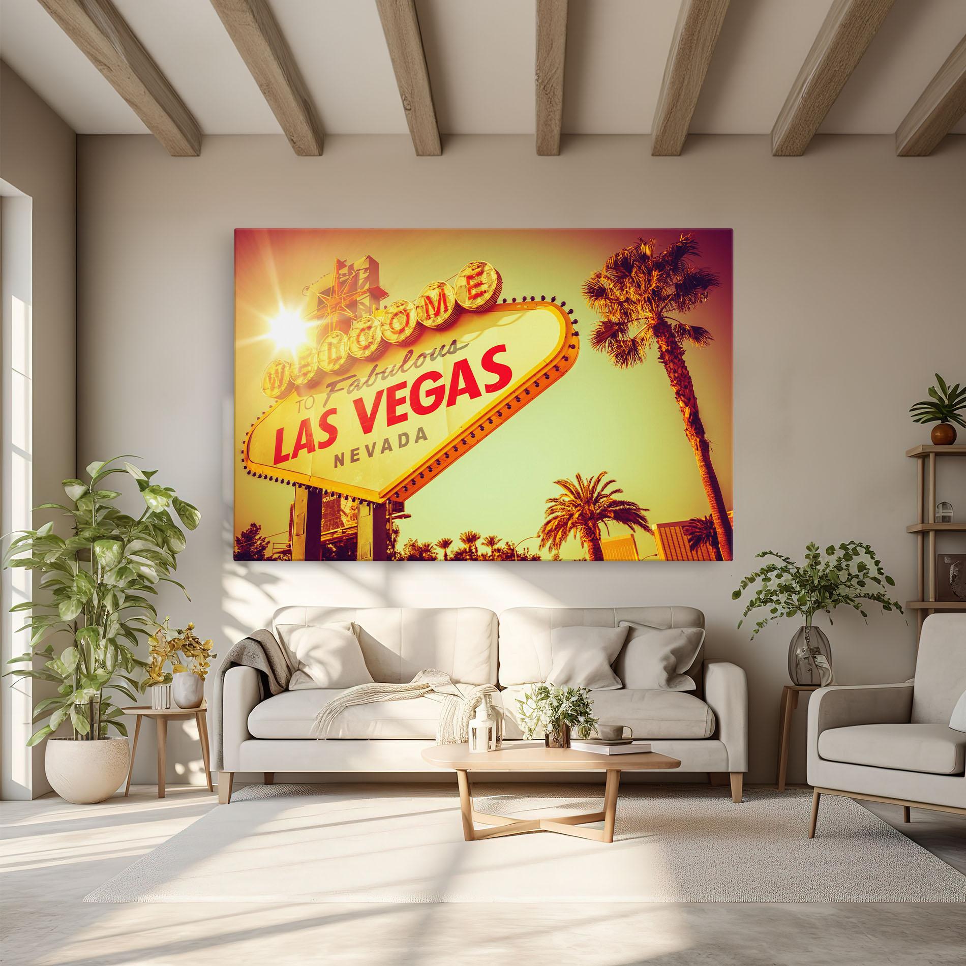 Obraz na Płótnie Las Vegas Nevada mockup 6