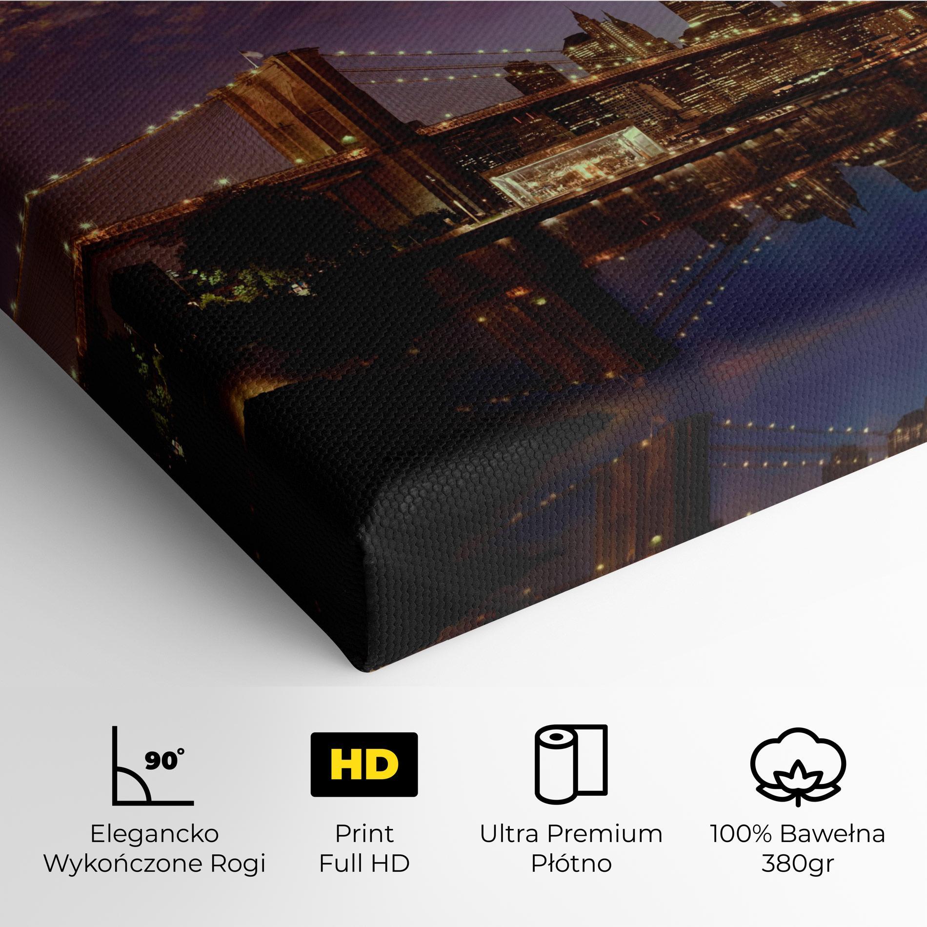 Obraz na Płótnie Sunset New York mockup 4