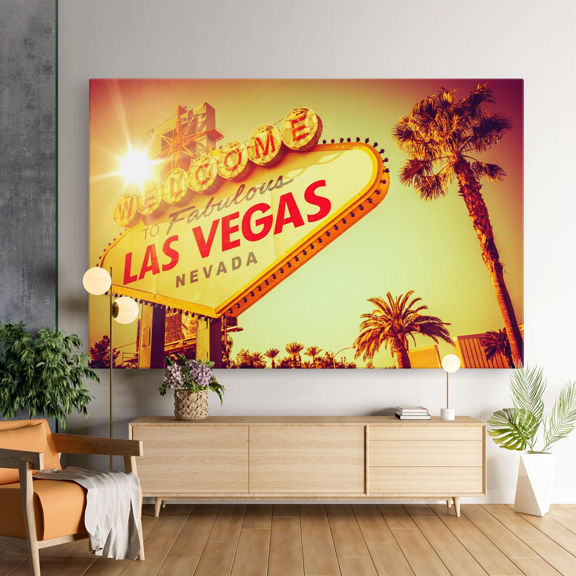 Obraz na Płótnie Las Vegas Nevada mockup 9