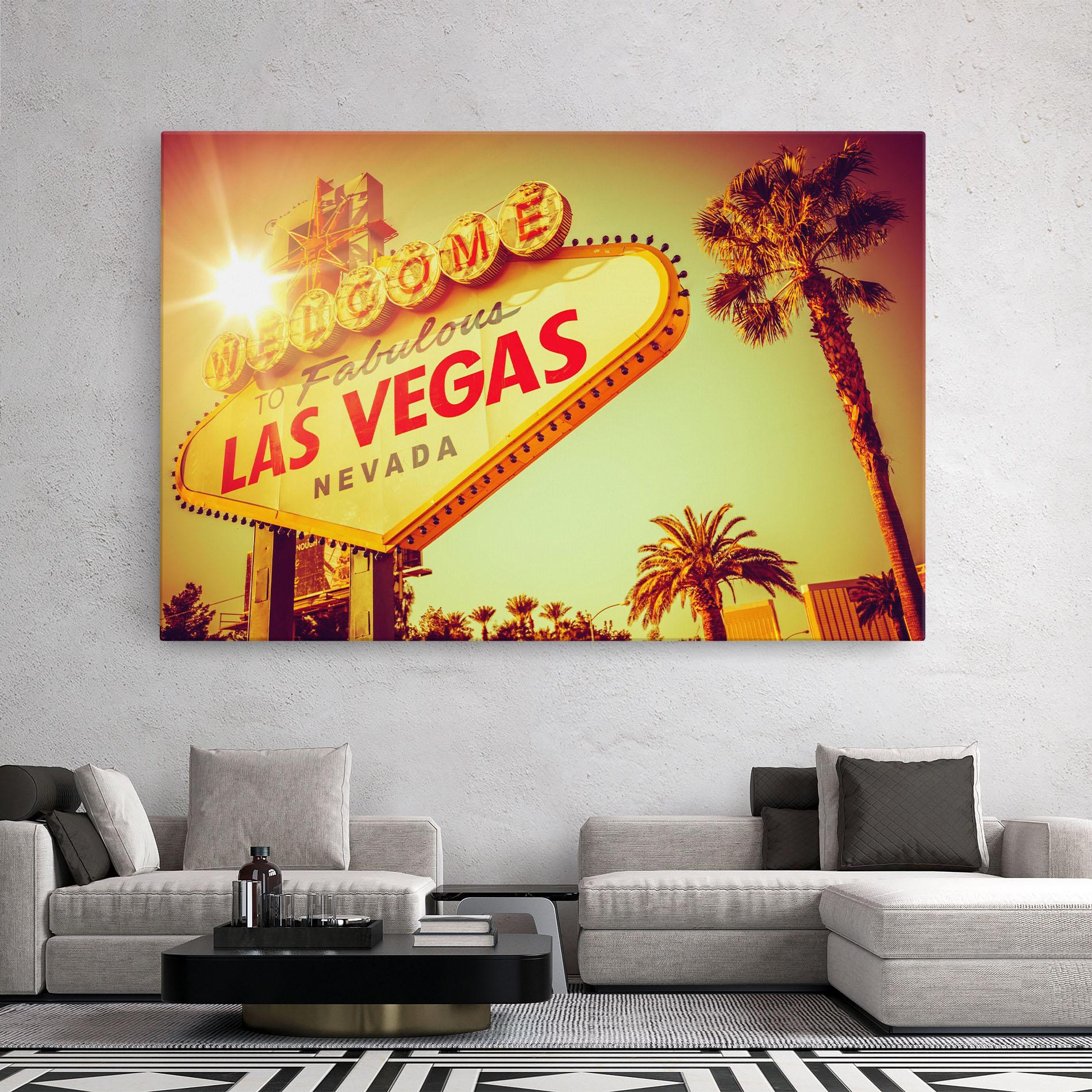 Obraz na Płótnie Las Vegas Nevada mockup 2