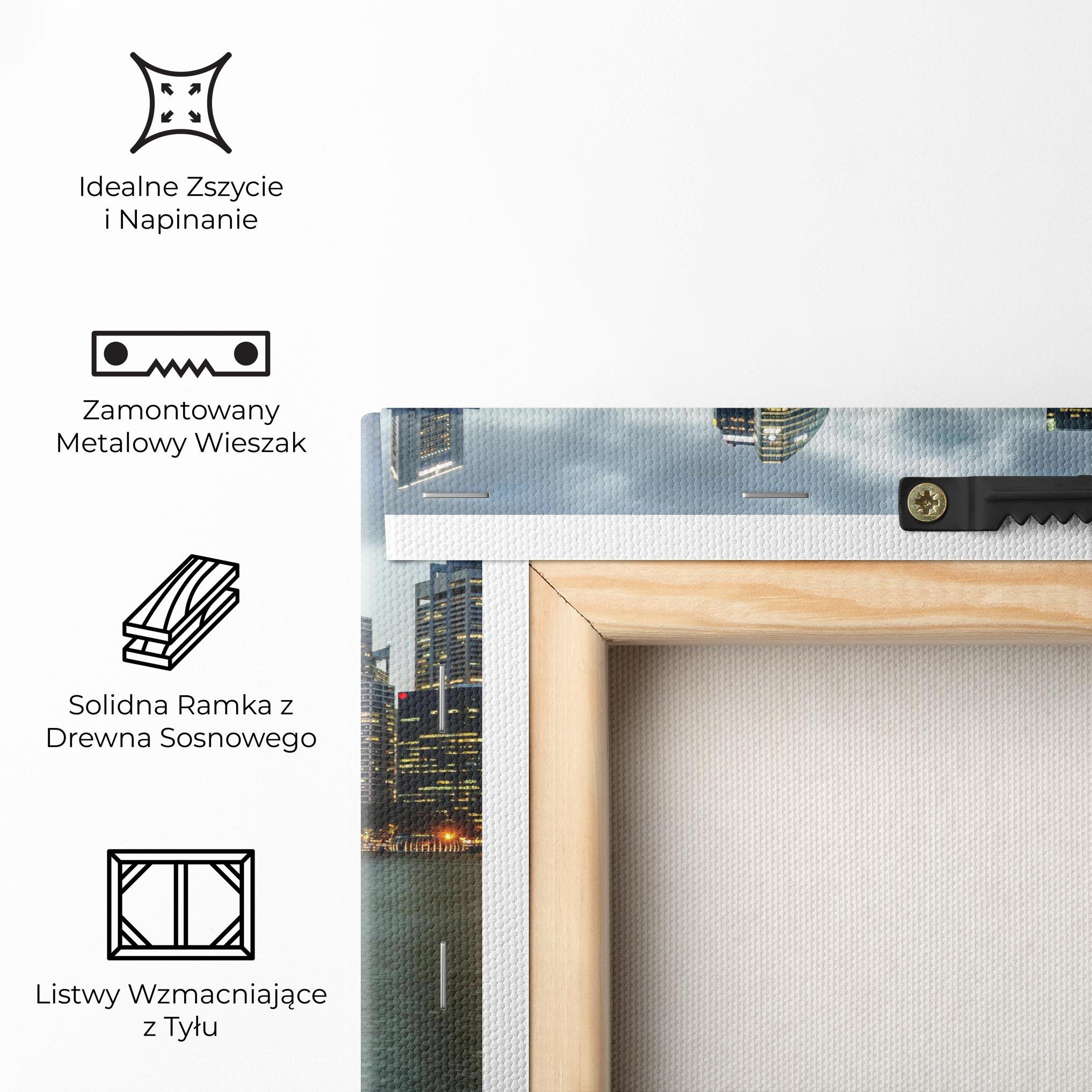 Obraz na Płótnie Singapore Skyline mockup 5