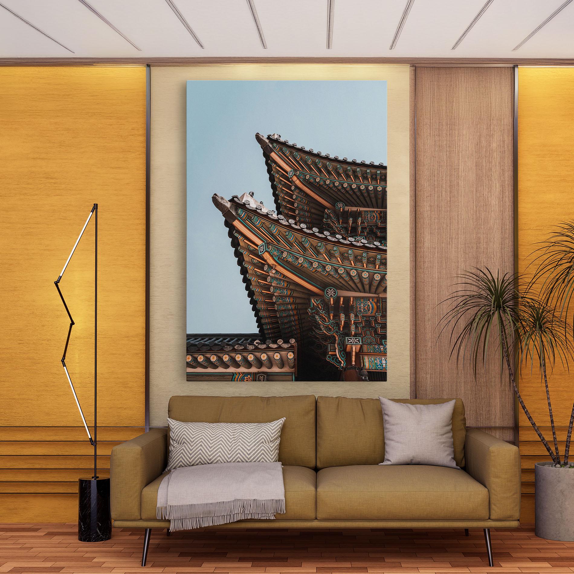 Obraz na Płótnie Gyeongbokgung mockup 9
