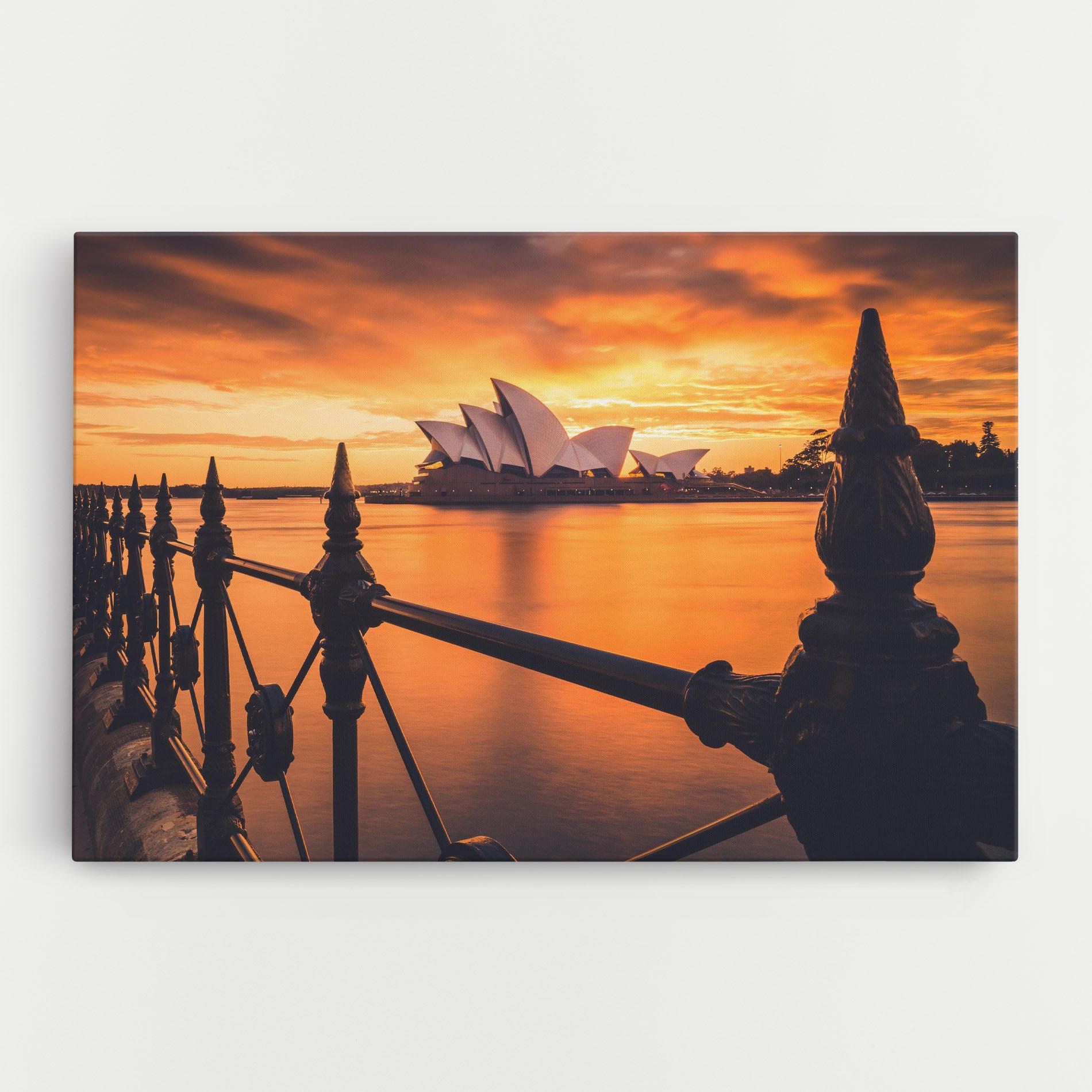 Obraz na Płótnie Sydney Orange View mockup 0