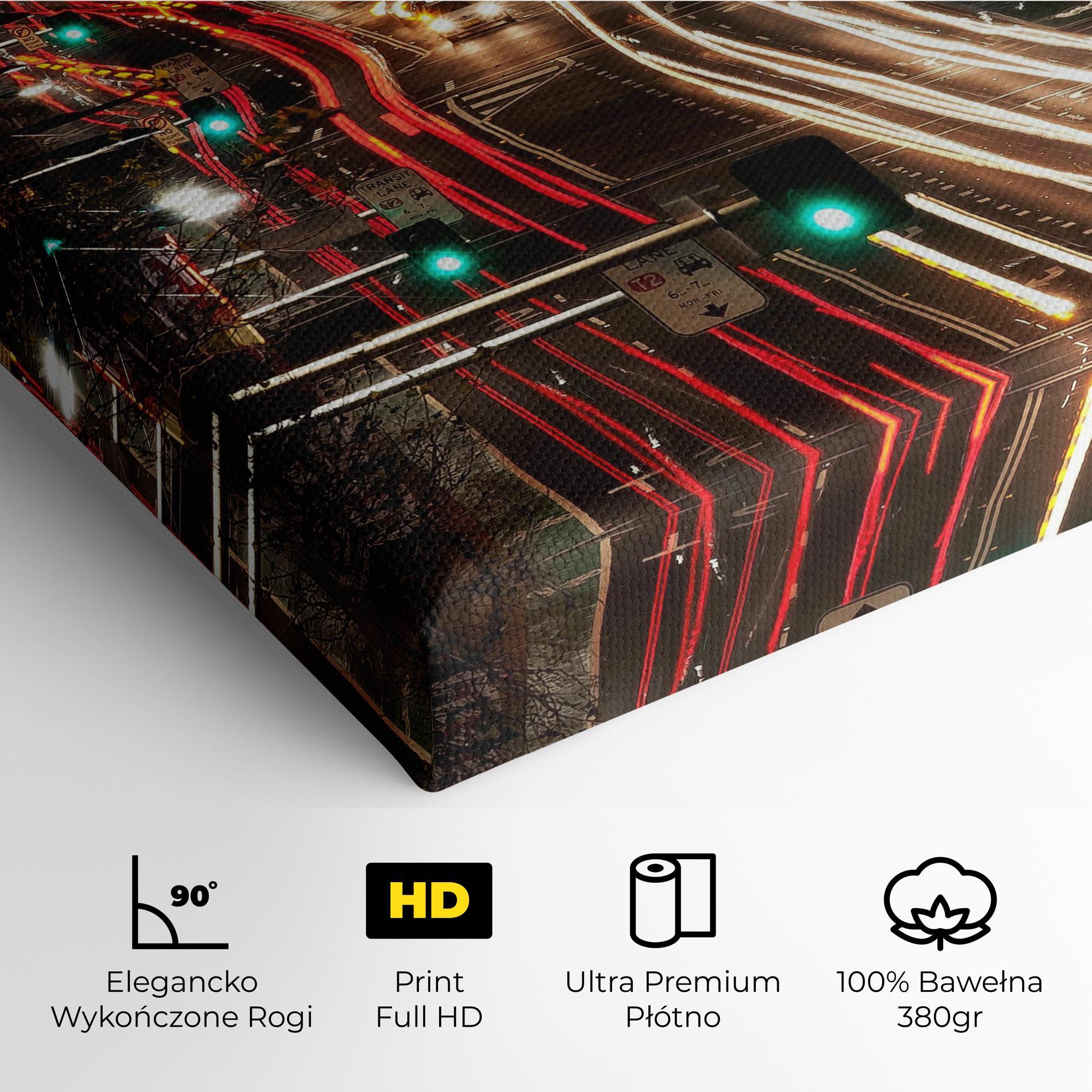 Obraz na Płótnie Car Light Road mockup 4