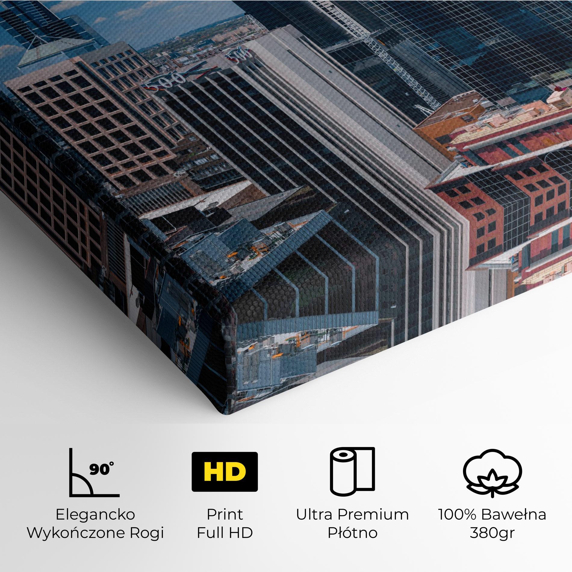 Obraz na Płótnie Skyscrapert View mockup 4