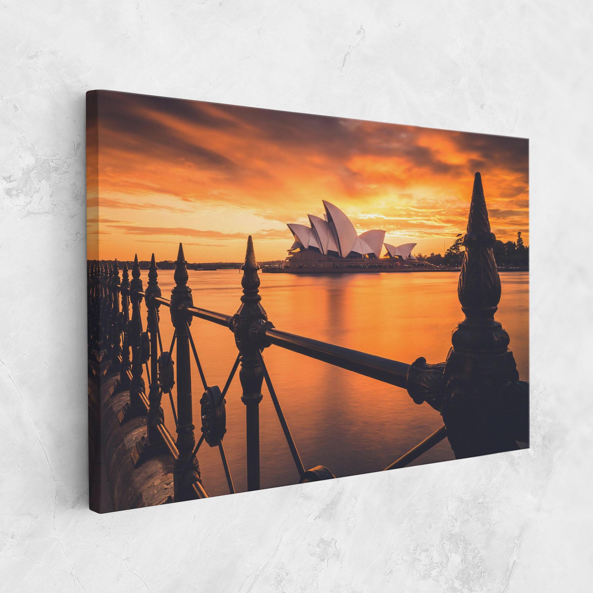 Obraz na Płótnie Sydney Orange View mockup 1
