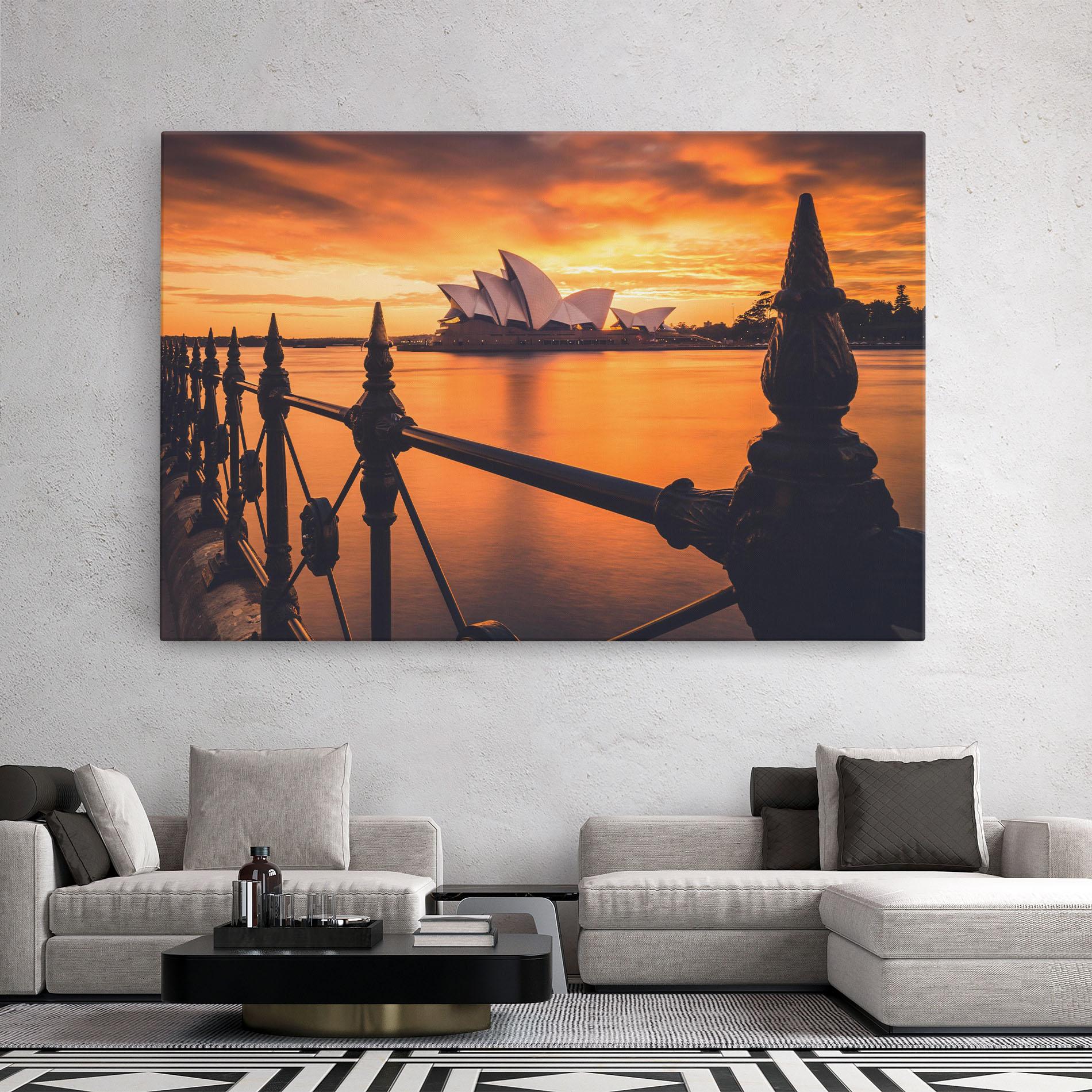 Obraz na Płótnie Sydney Orange View mockup 2