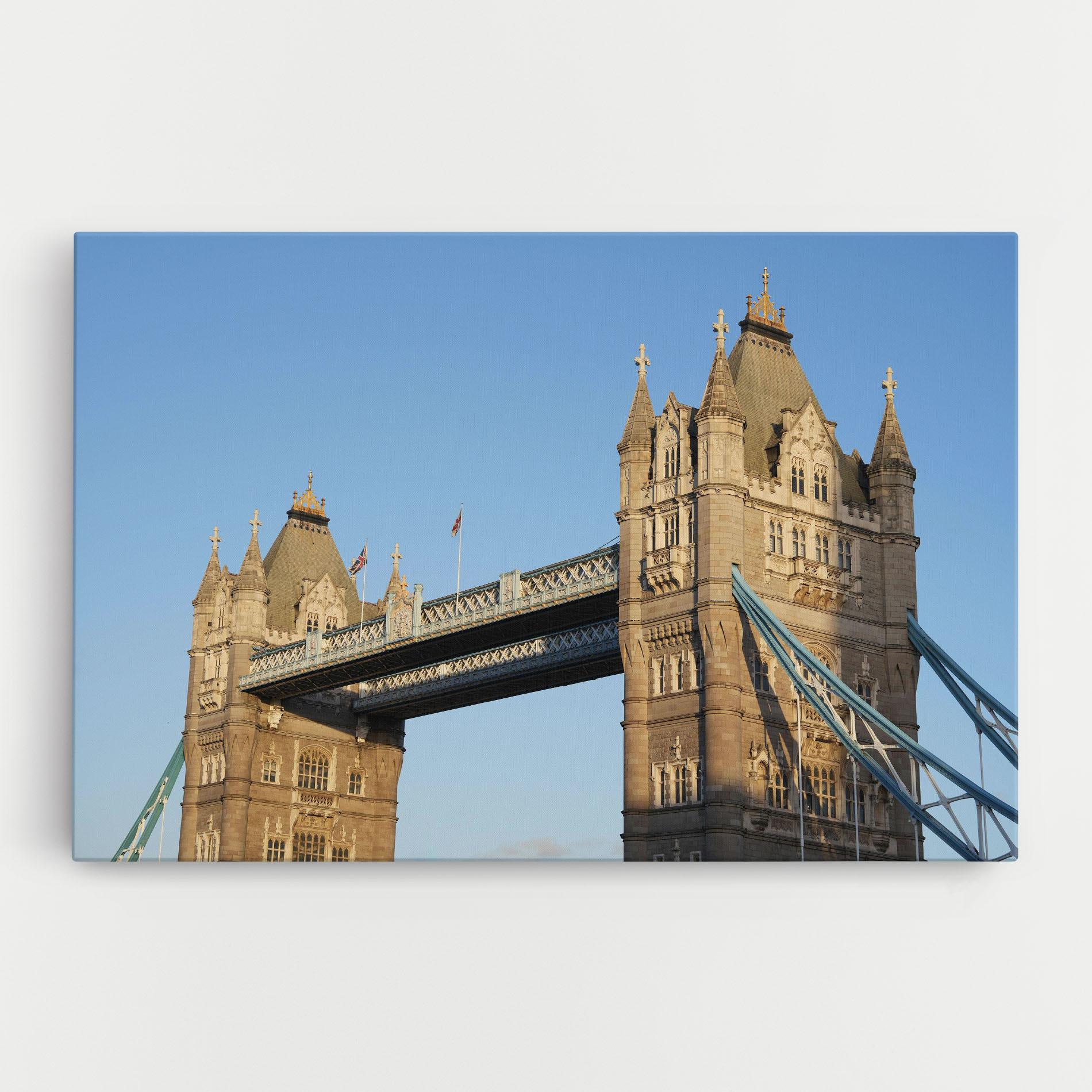 Obraz na Płótnie London Bridge View mockup 0