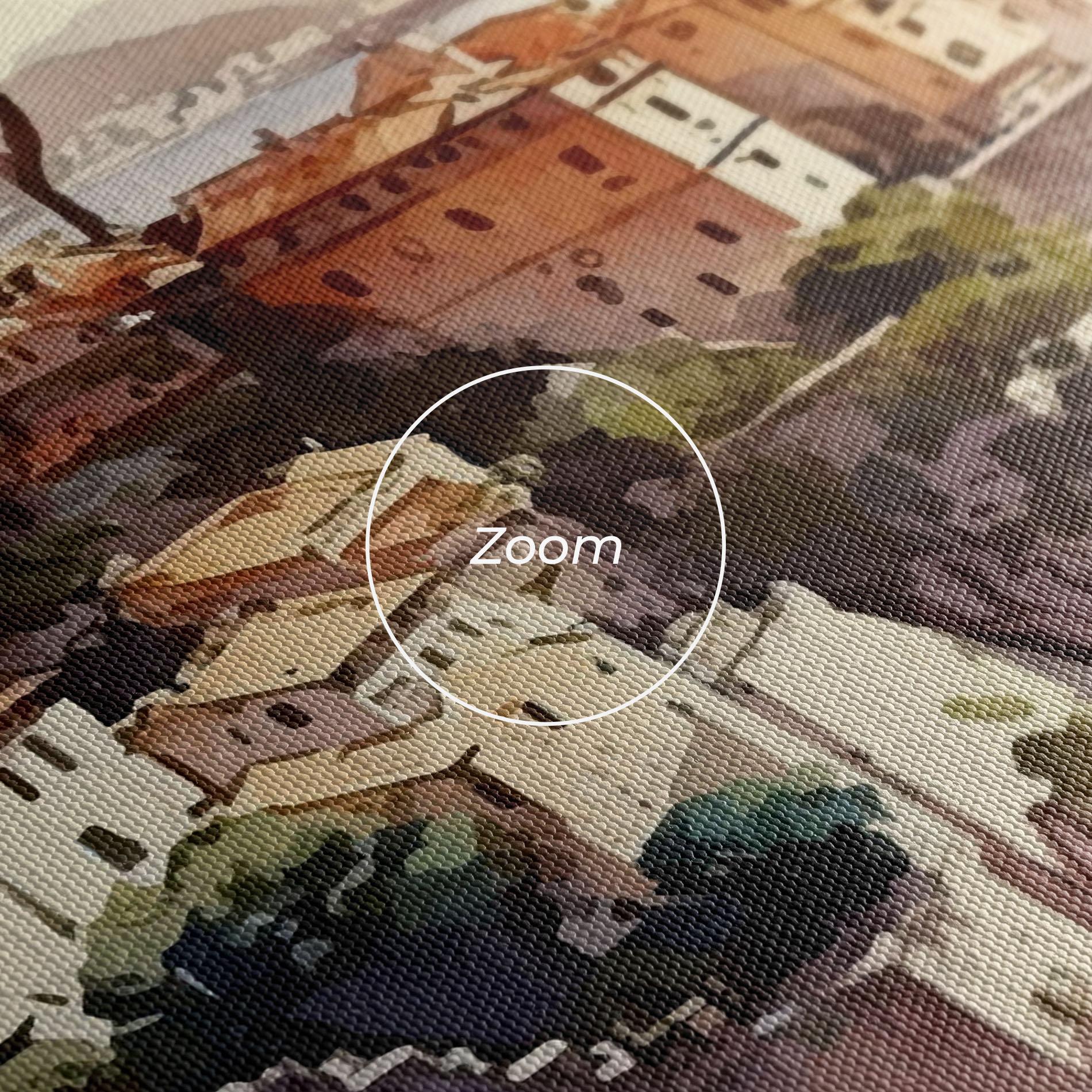 Obraz na Płótnie Stunning View Painting mockup 3