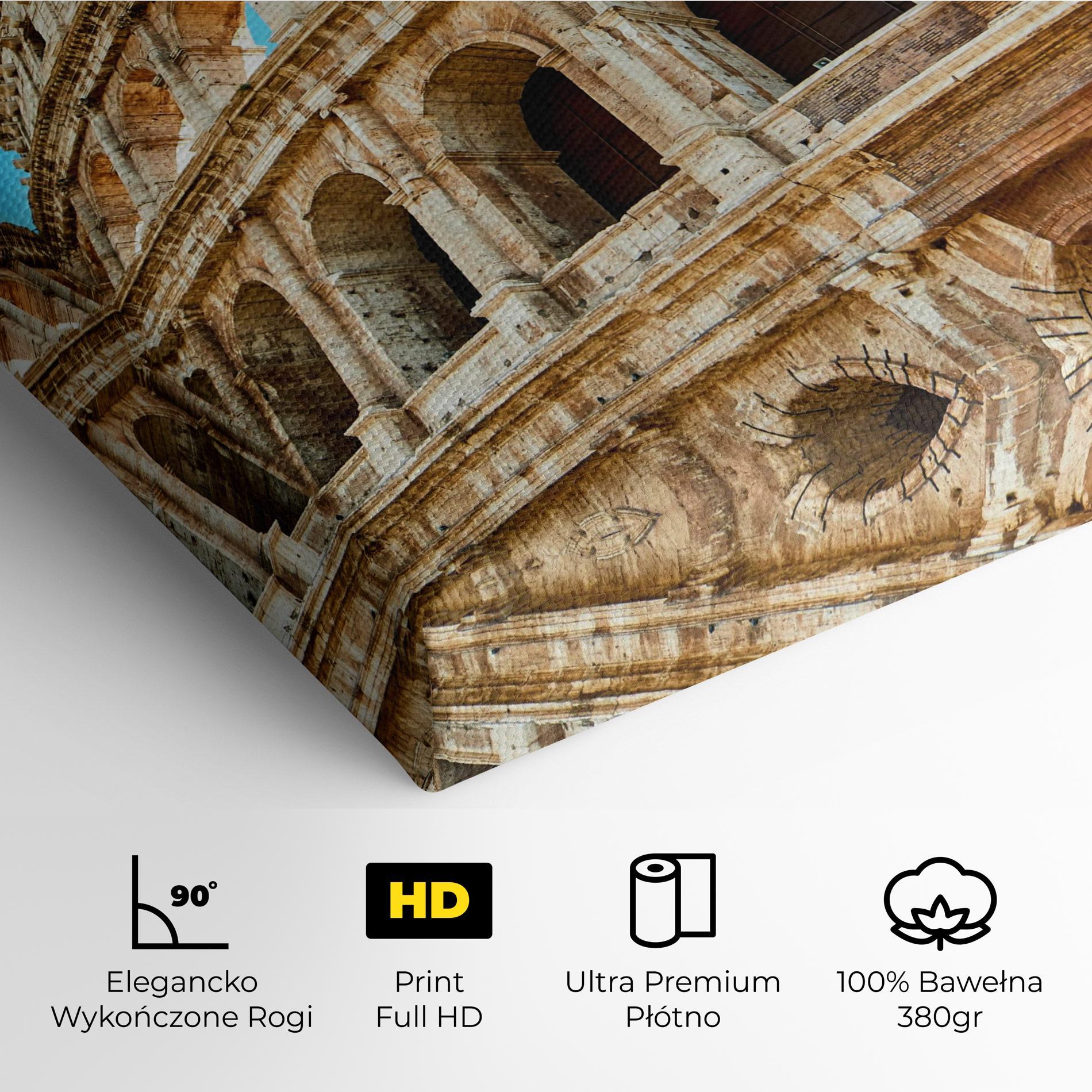 Obraz na Płótnie Close Colosseum mockup 4