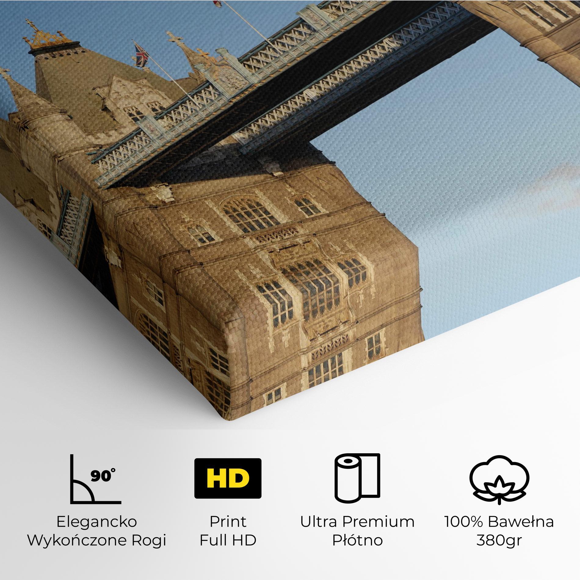 Obraz na Płótnie London Bridge View mockup 4