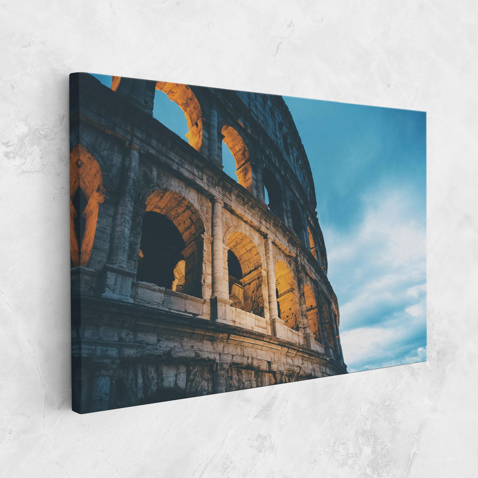 Obraz na Płótnie Shadow Colosseum mockup 1