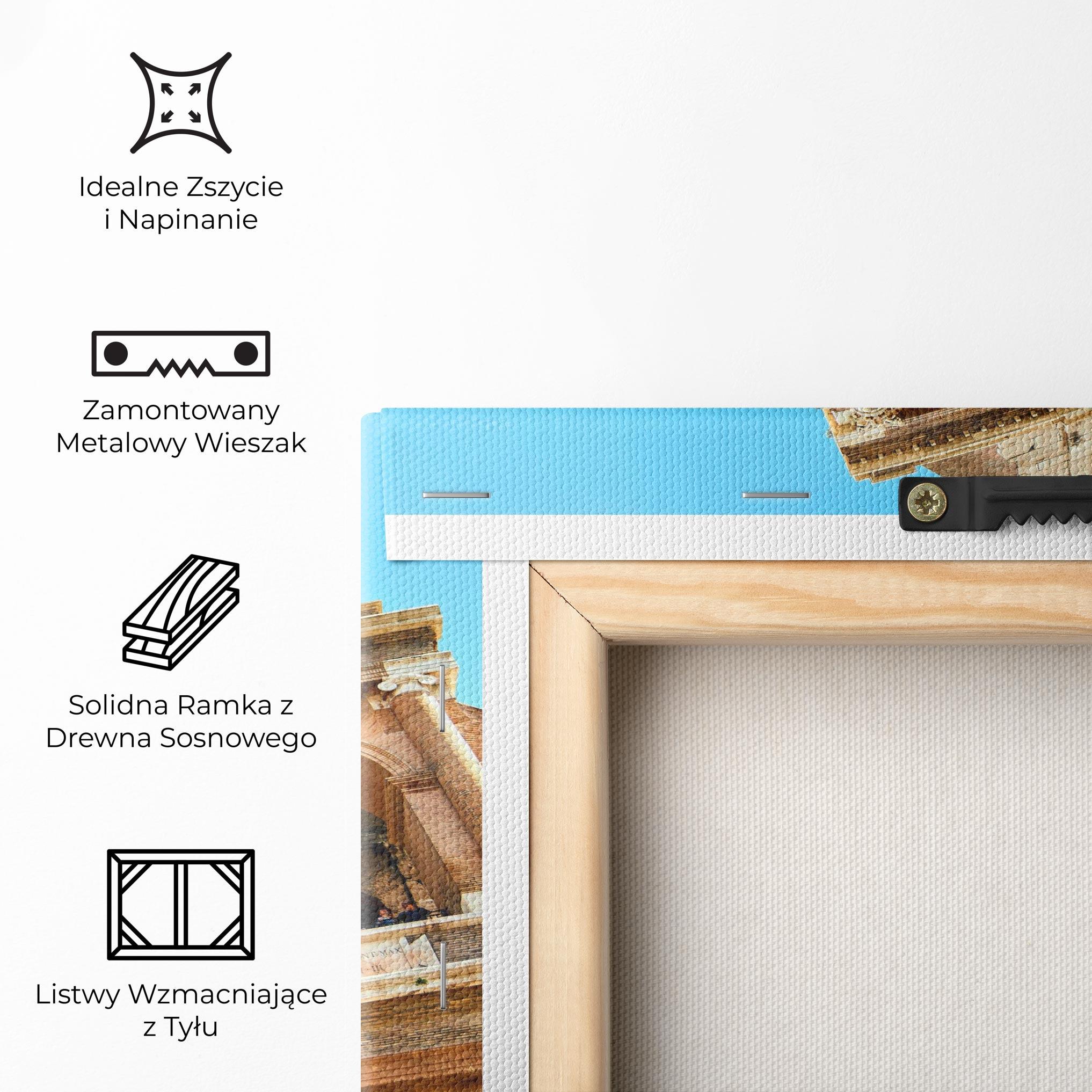 Obraz na Płótnie Close Colosseum mockup 5