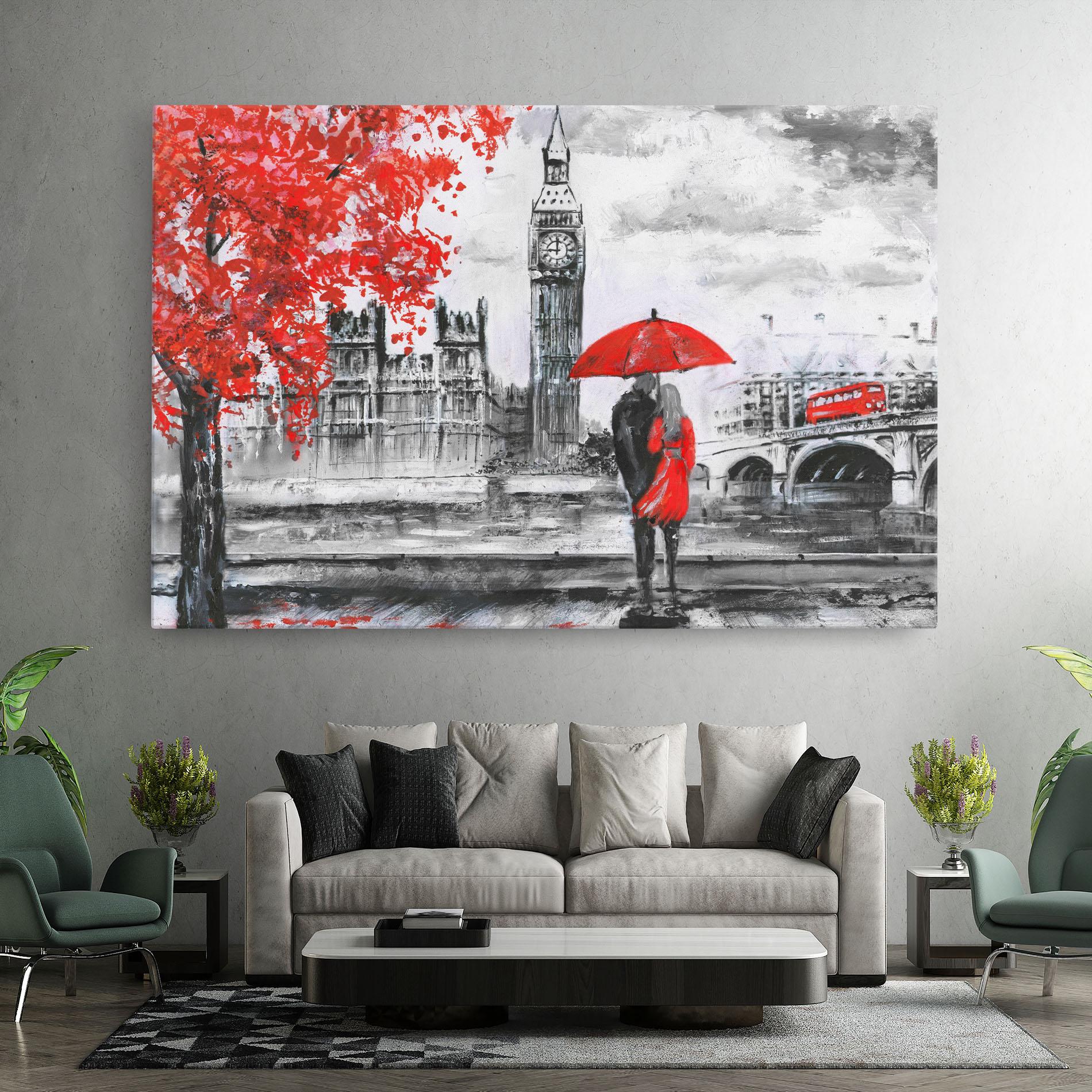 Obraz na Płótnie London Love mockup 7