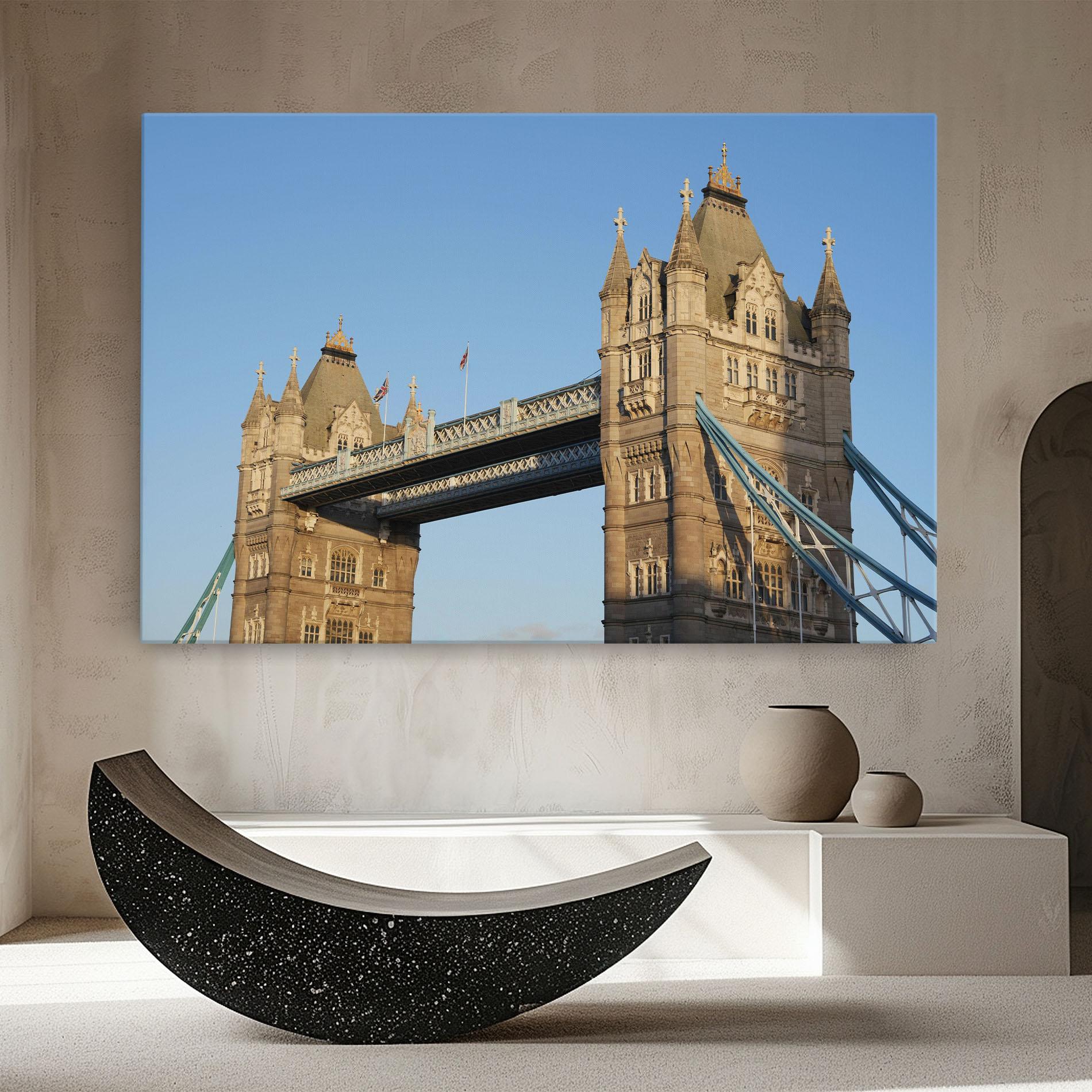 Obraz na Płótnie London Bridge View mockup 8