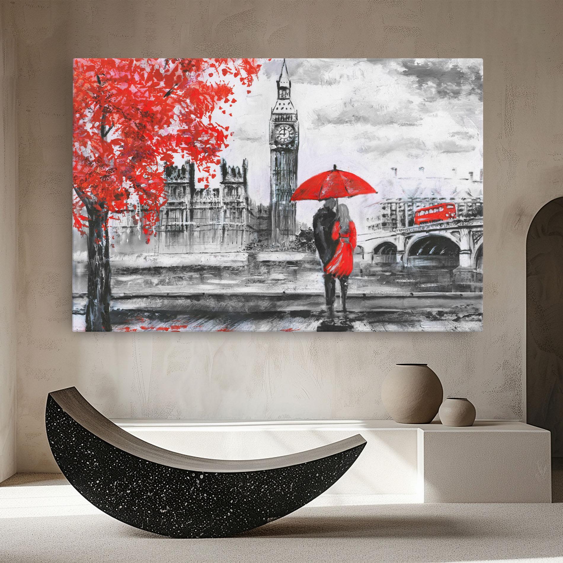 Obraz na Płótnie London Love mockup 8