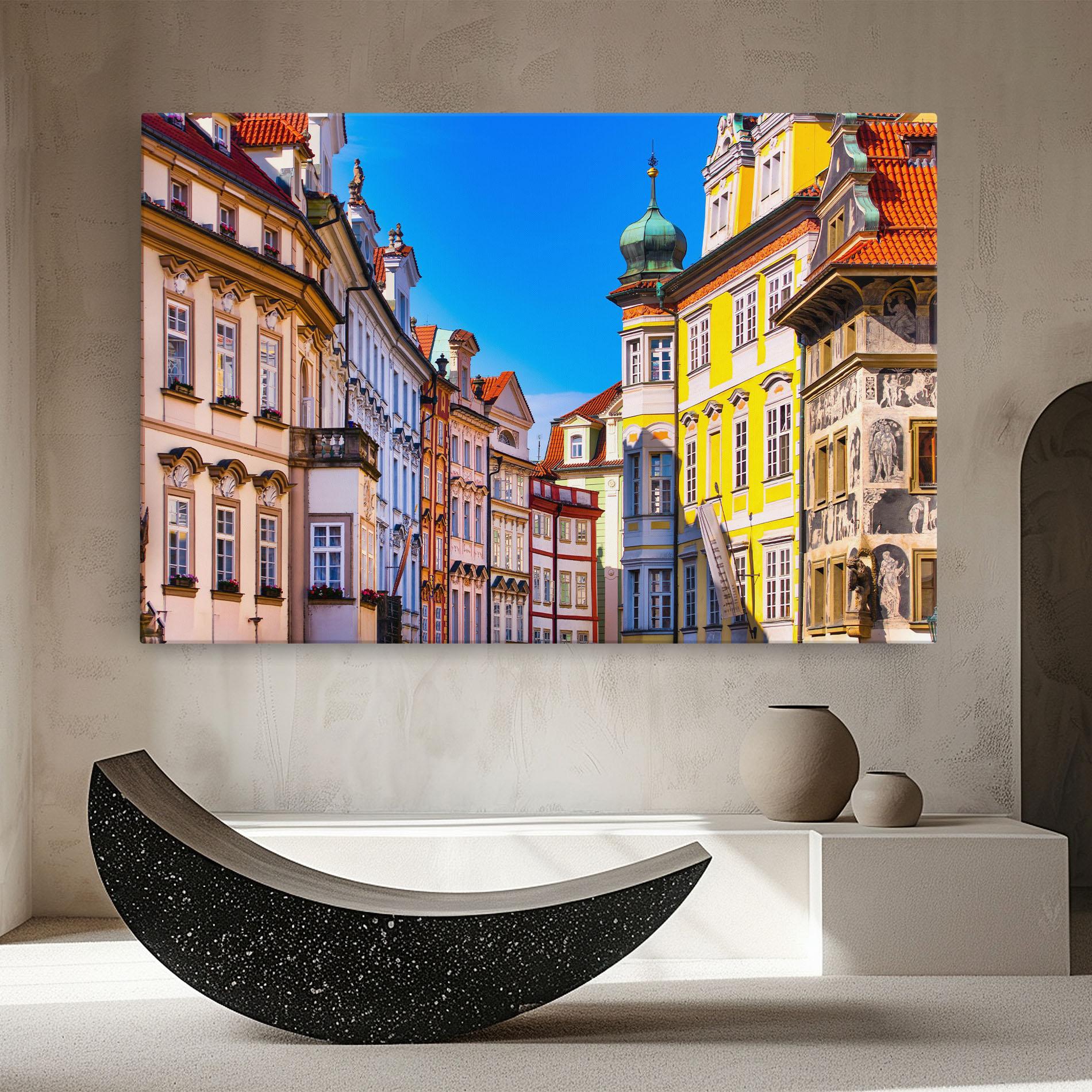 Obraz na Płótnie Prague Buildings mockup 8