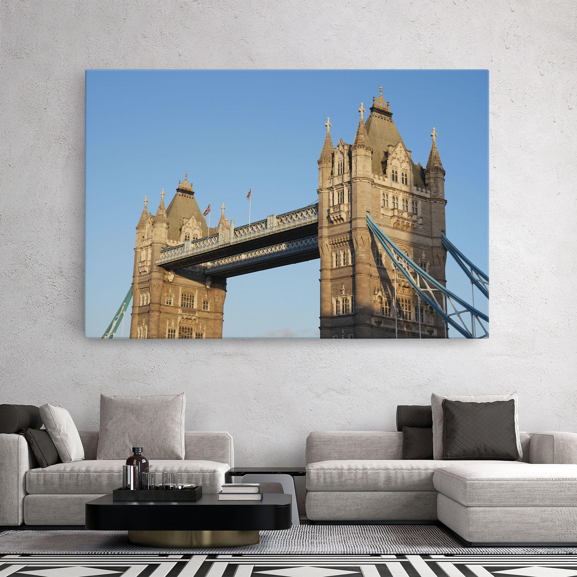 Obraz na Płótnie London Bridge View mockup 2