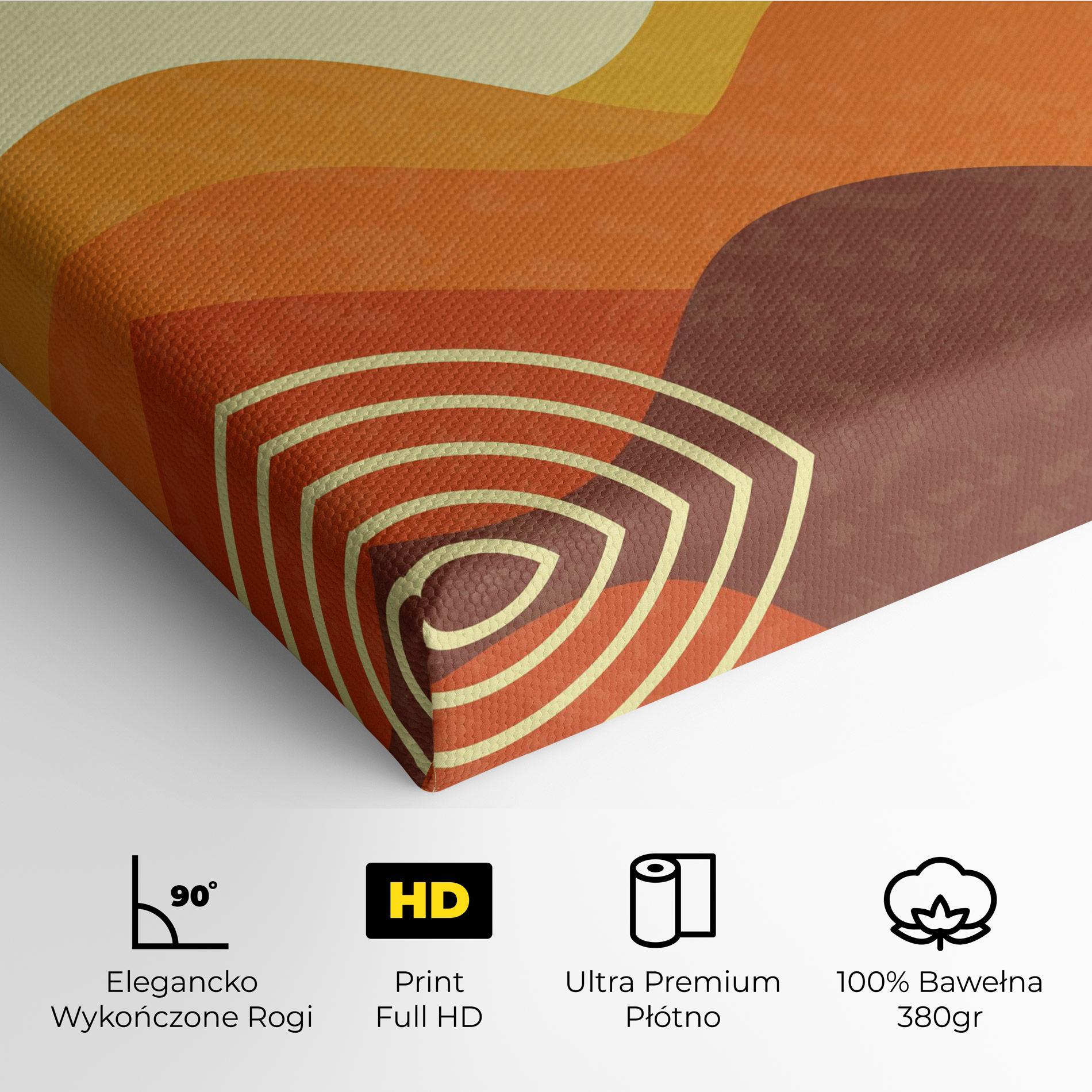 Obraz na Płótnie Minimalist Sunset Art mockup 4