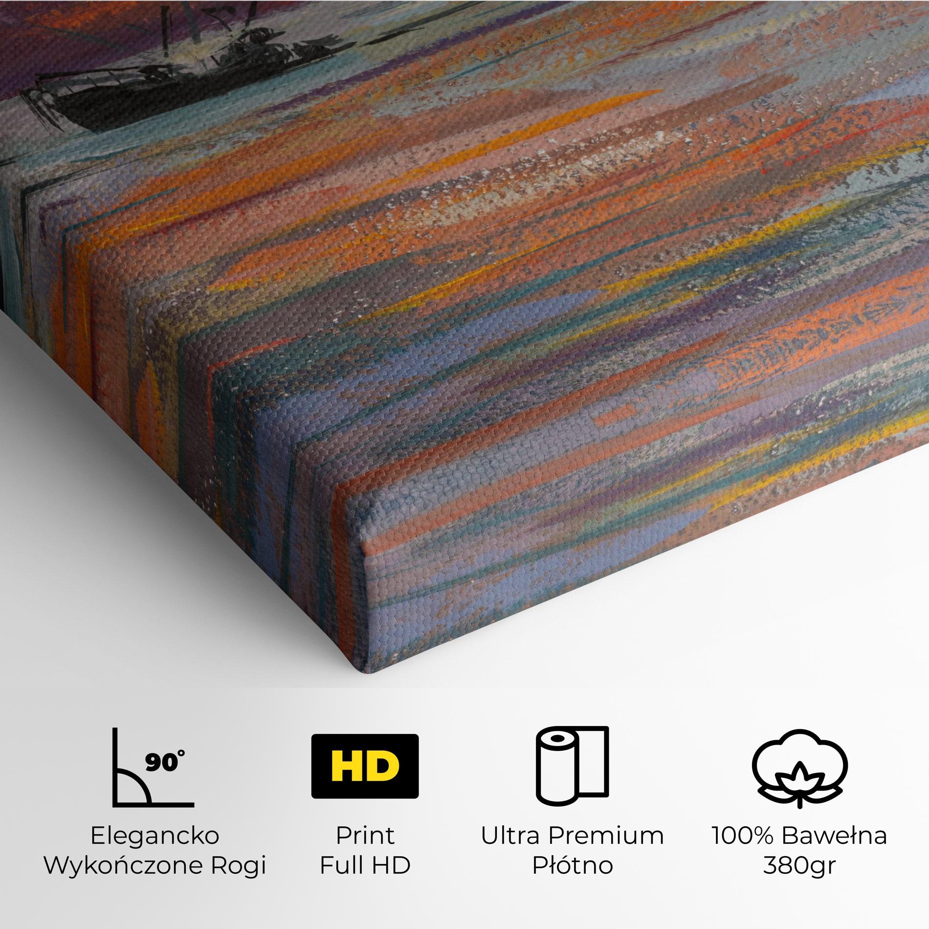 Obraz na Płótnie Sea Ship Painting mockup 4