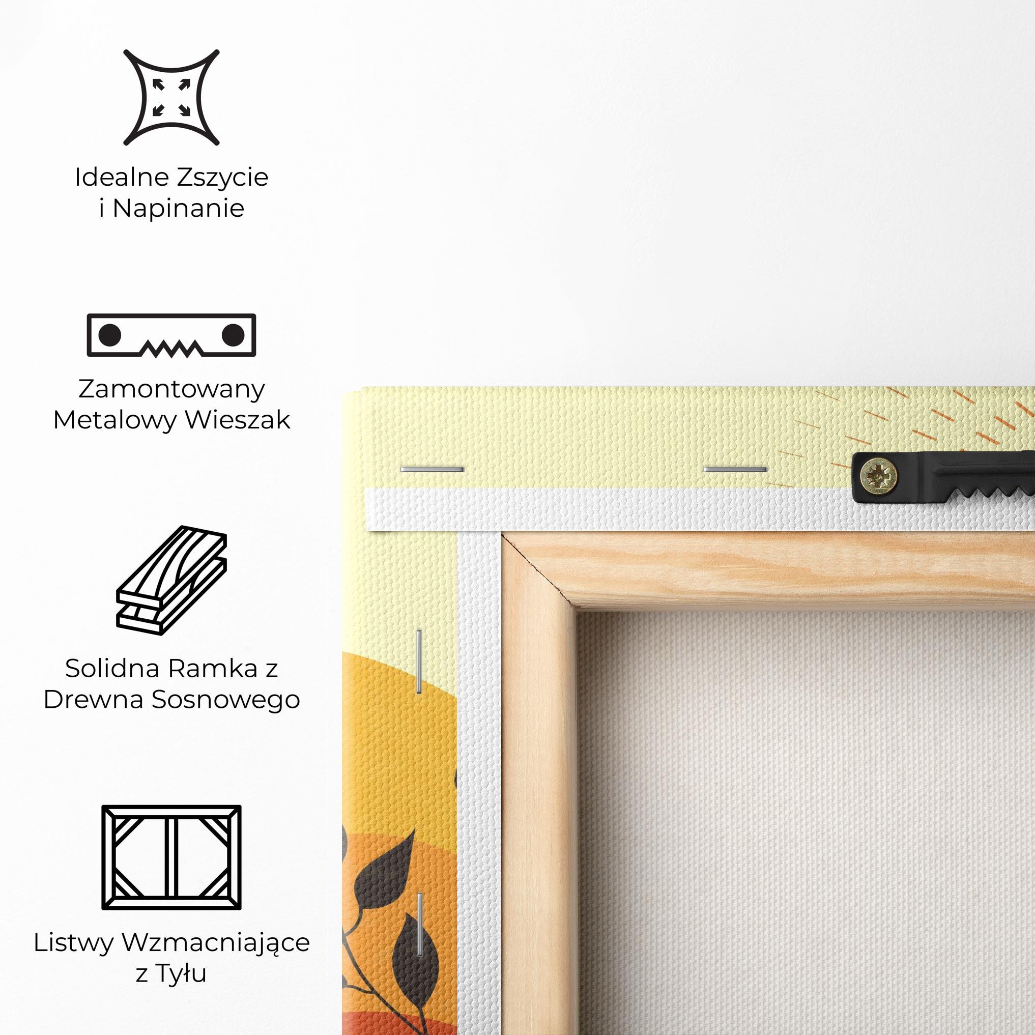 Obraz na Płótnie Minimalist Sunset Art mockup 5