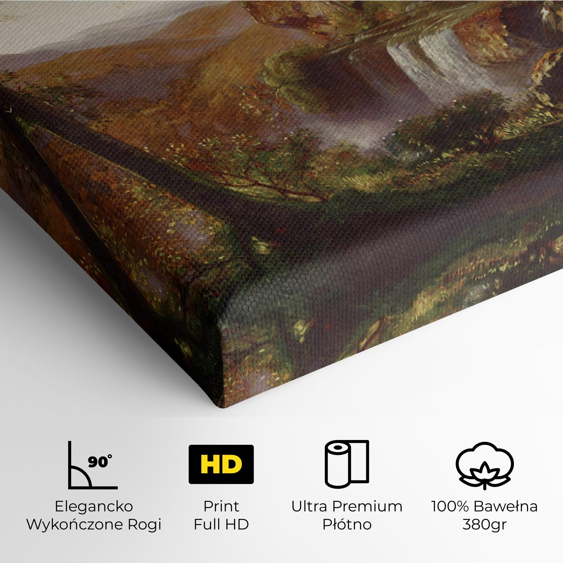 Obraz na Płótnie Waterfall Painting mockup 4