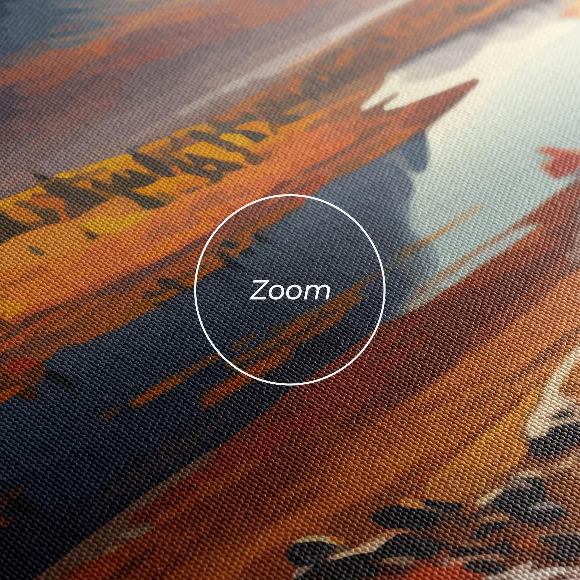 Obraz na Płótnie Autumn Field Lake mockup 3