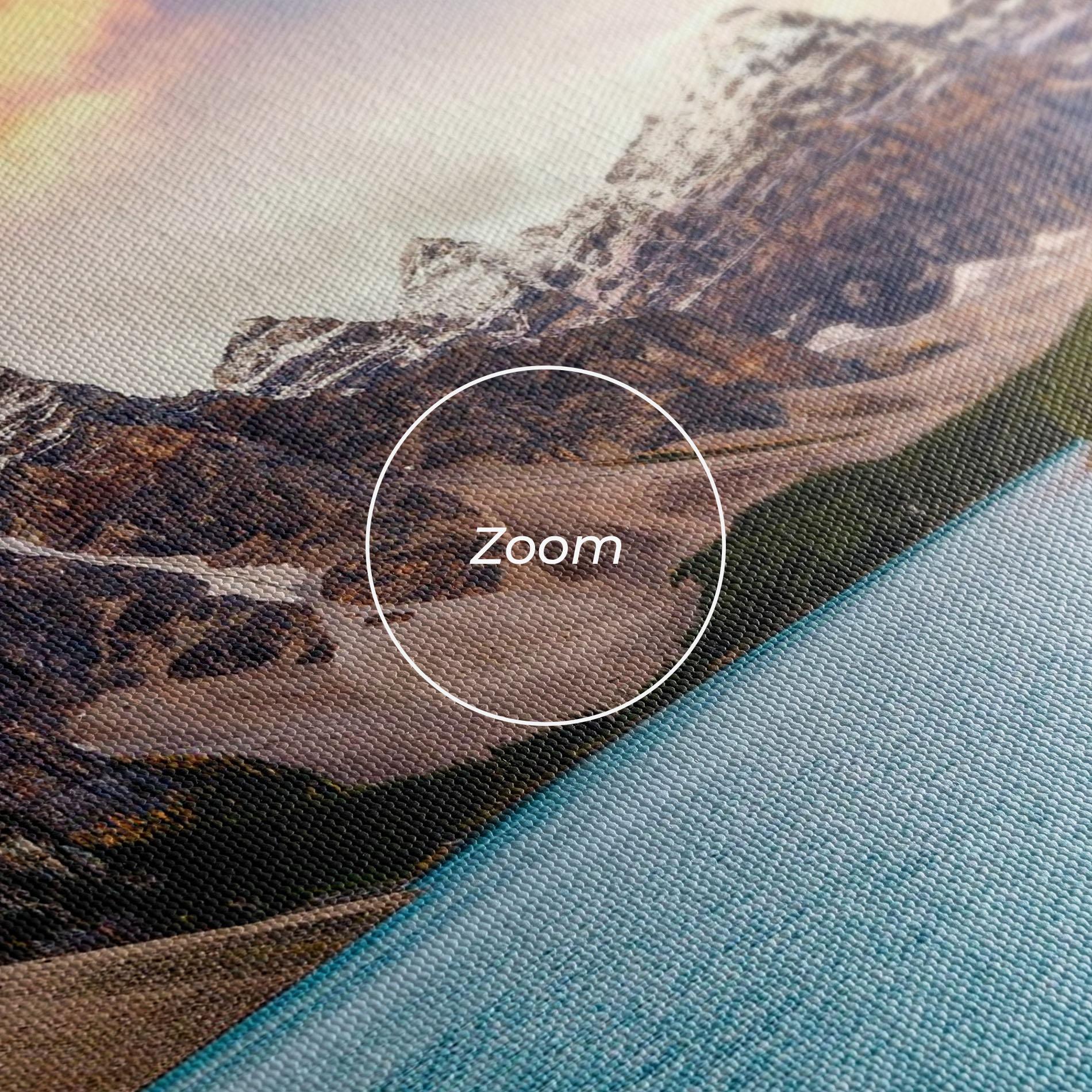 Obraz na Płótnie Blue Magic Lake mockup 3