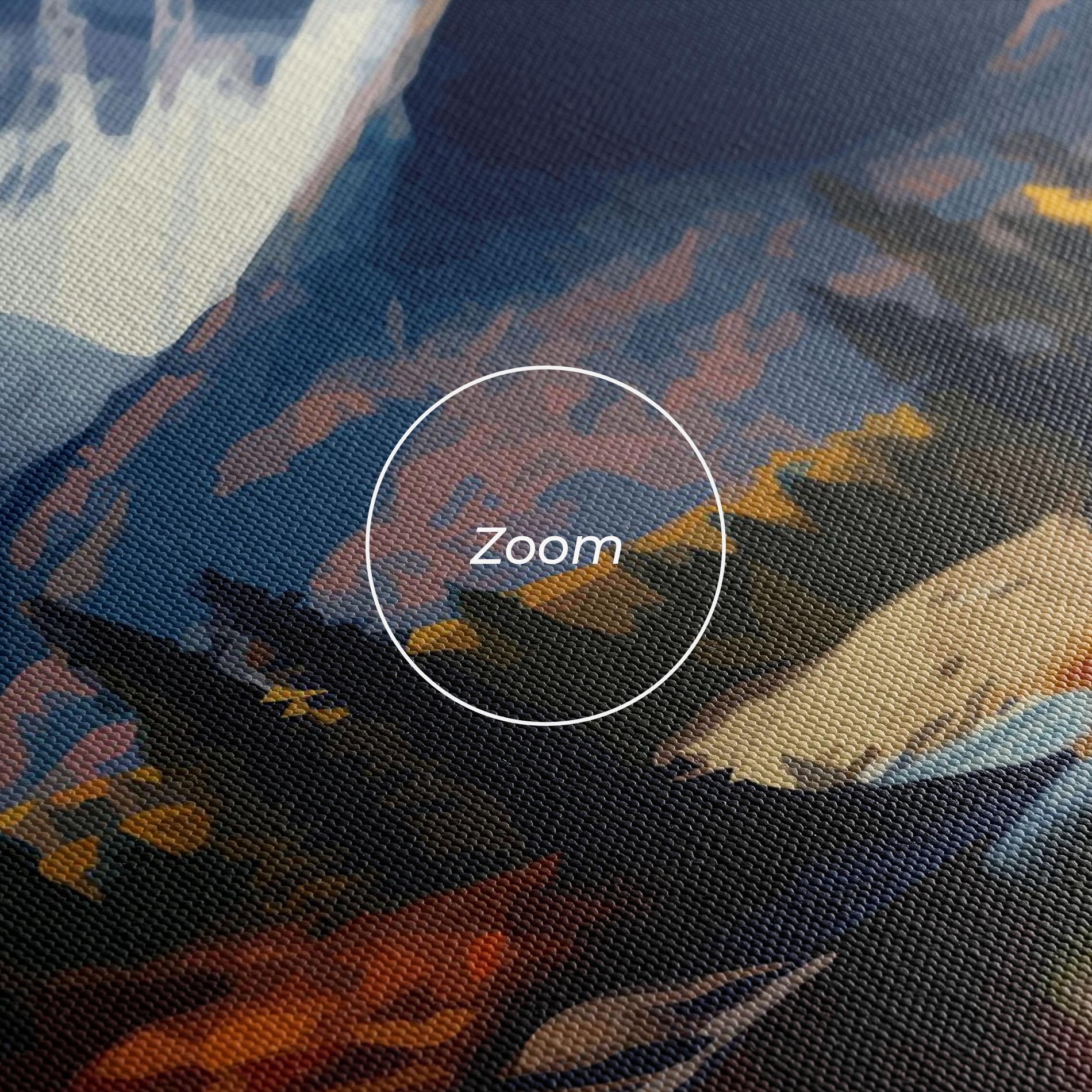 Obraz na Płótnie Lake Autumn View mockup 3