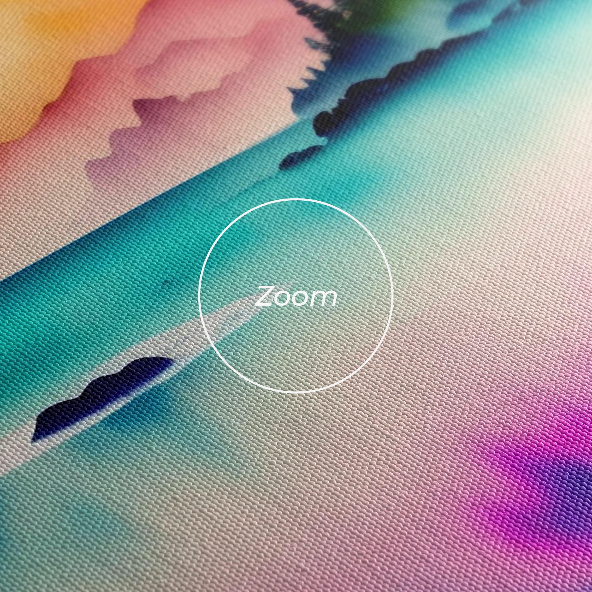 Obraz na Płótnie Lake Painting mockup 3