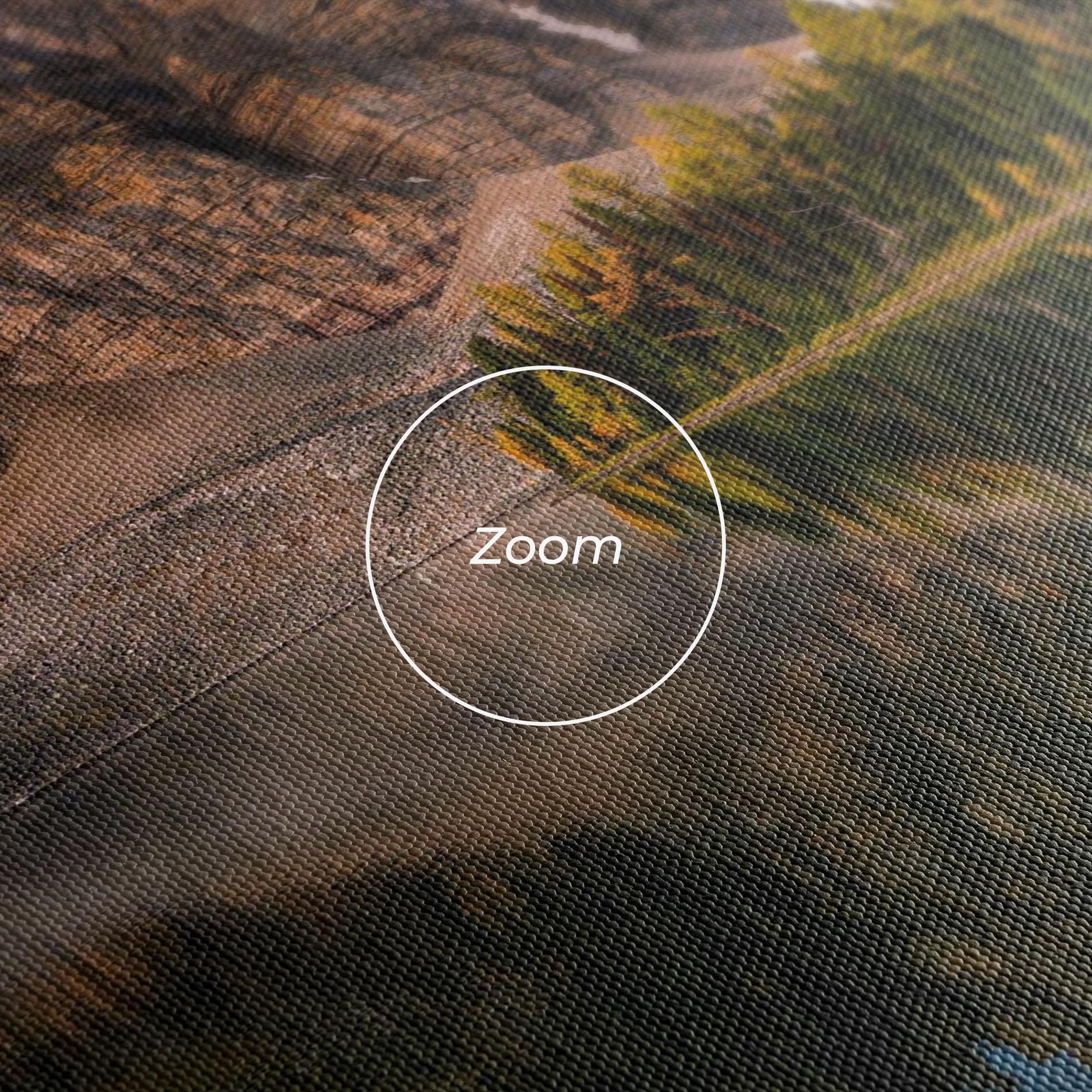 Obraz na Płótnie Mountain Sunrise Lake mockup 3