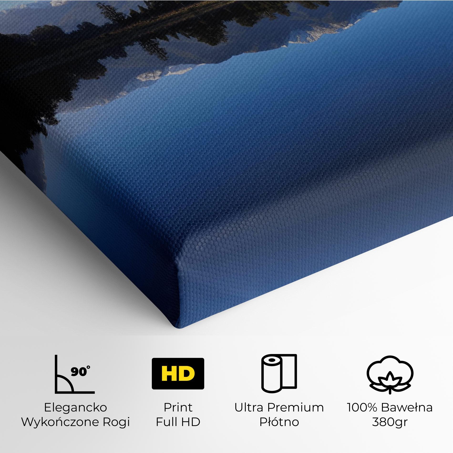 Obraz na Płótnie Forest View Lake mockup 4