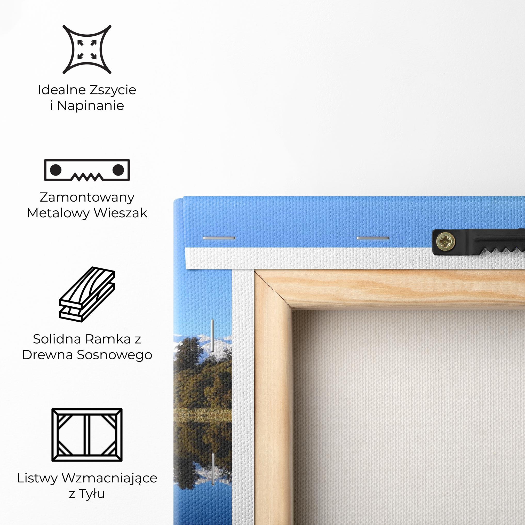 Obraz na Płótnie Forest View Lake mockup 5