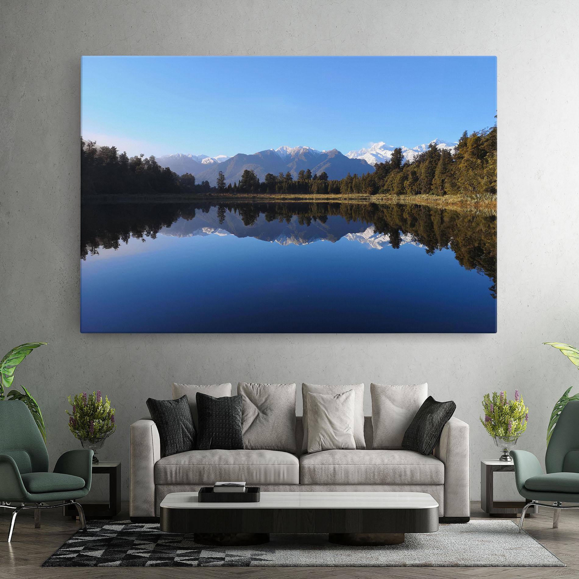 Obraz na Płótnie Forest View Lake mockup 7