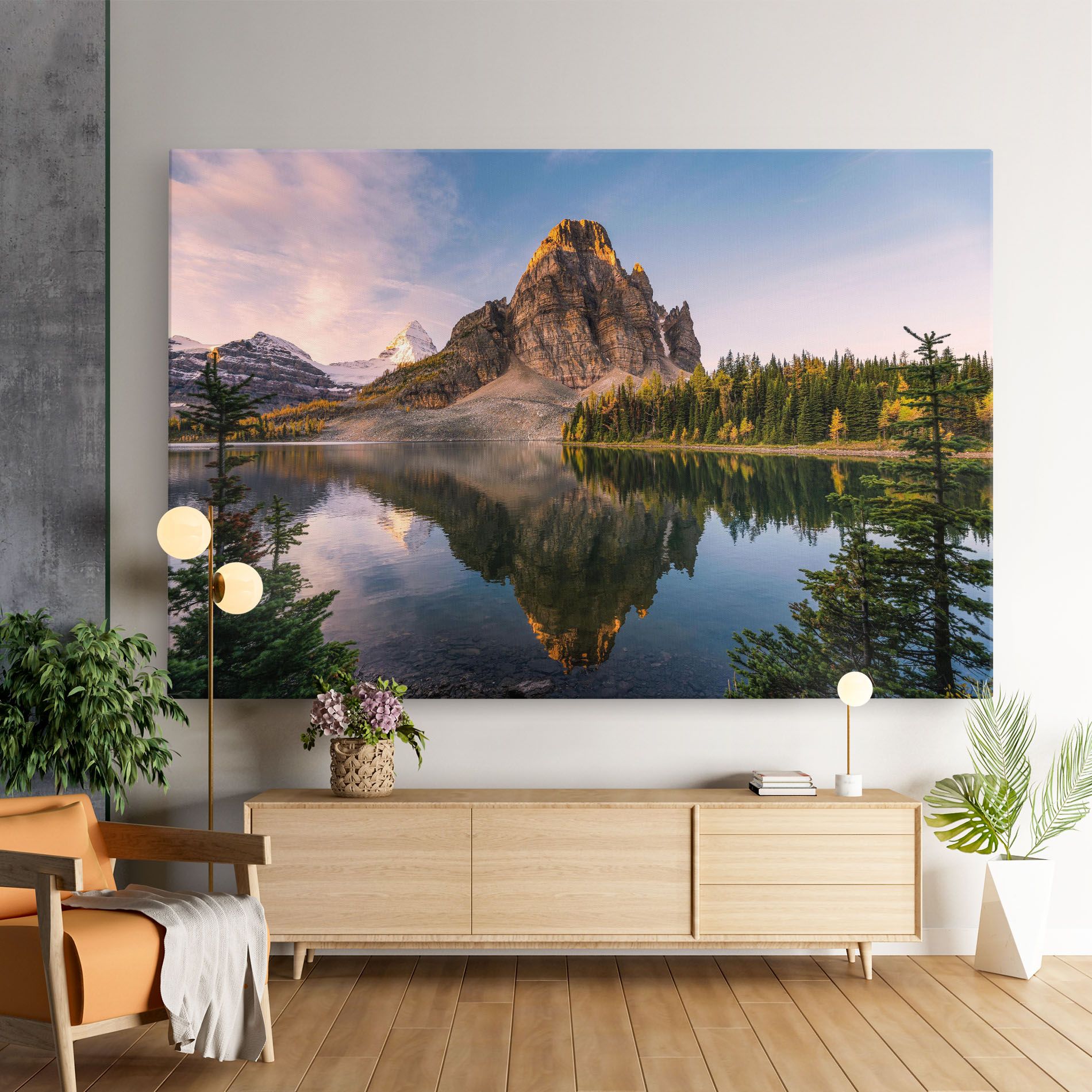 Mountain Sunrise Lake mockup 9