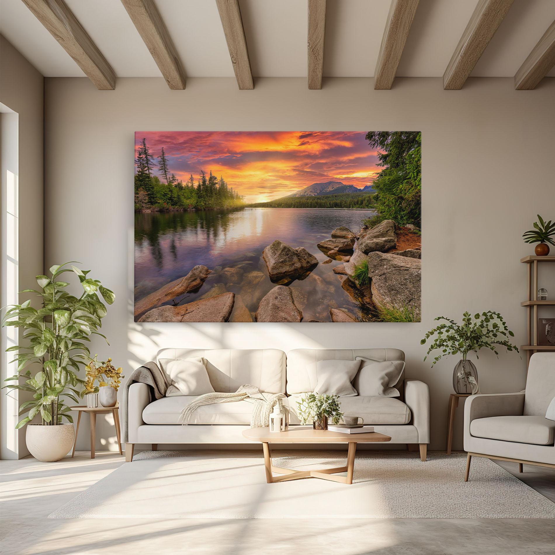 Obraz na Płótnie Tatra View mockup 6