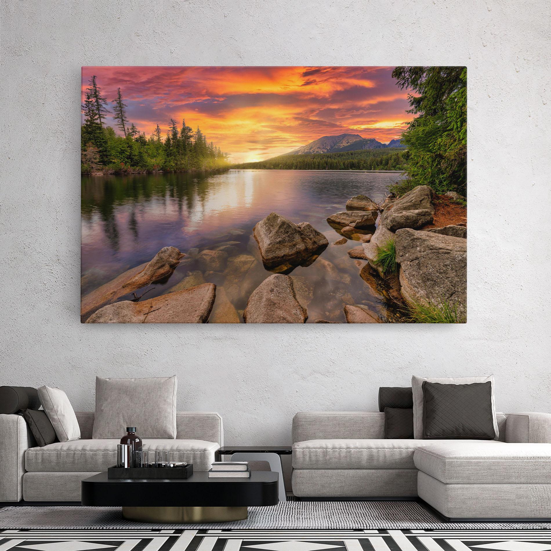 Obraz na Płótnie Tatra View mockup 2