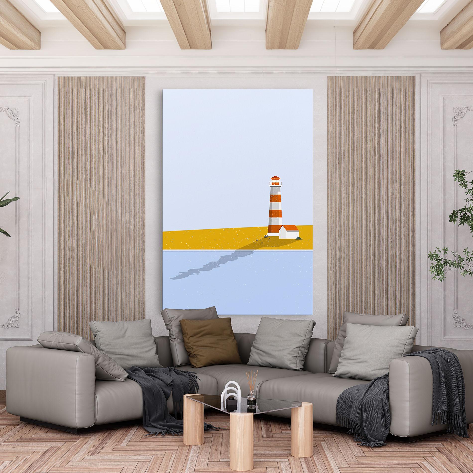 Obraz na Płótnie Beach Tower mockup 6